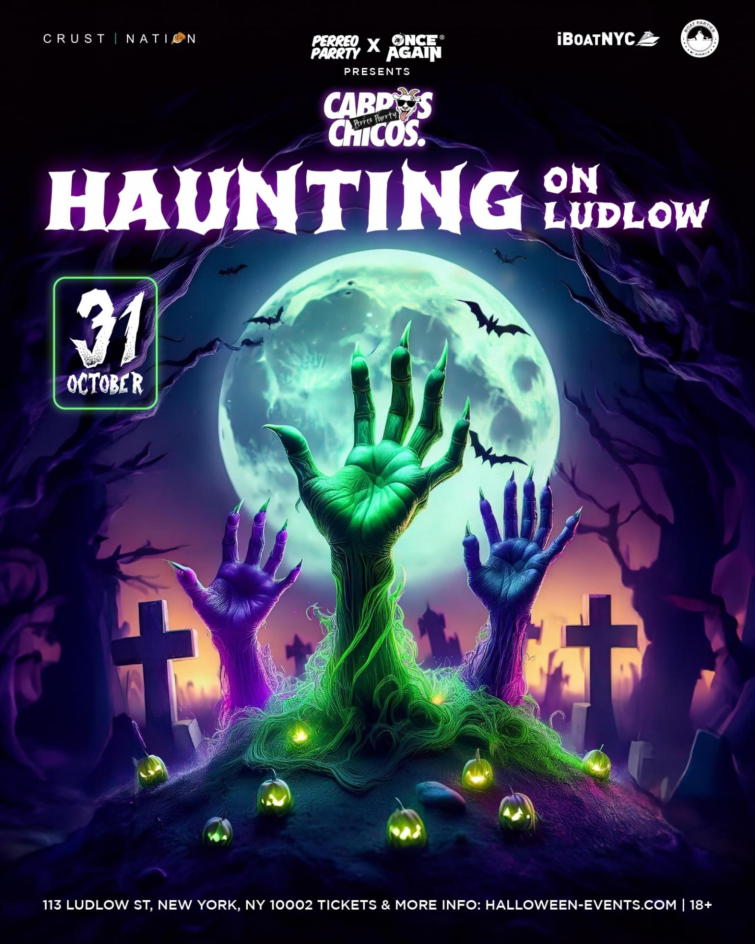 Cabros Chicos - Haunting on Ludlow - 18+ Latin & Reggaeton Dance Party