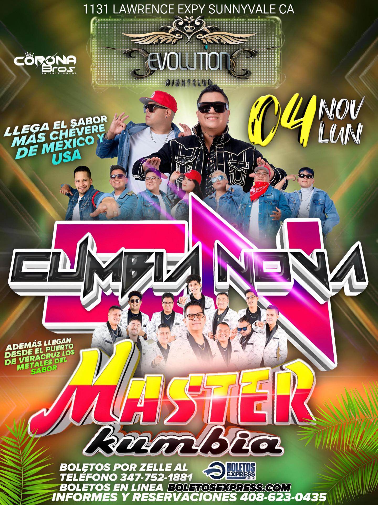 CUMBIA NOVA Y MASTER KUMBIA EN SUNNYVALE CALIFORNIA