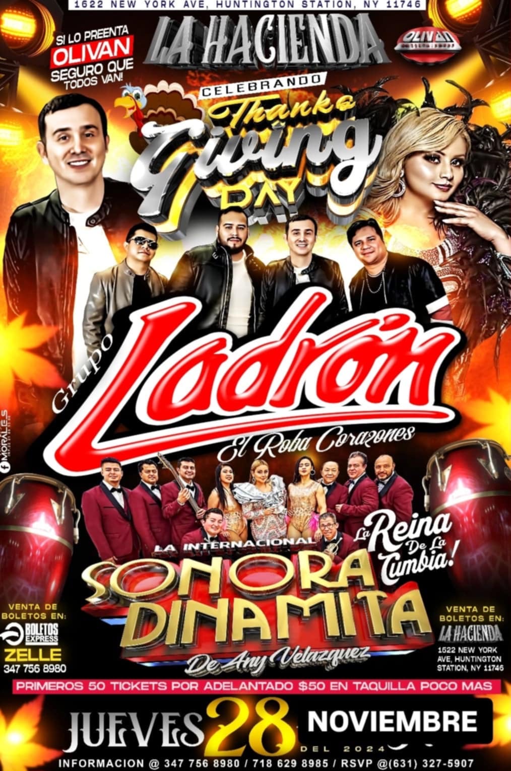 Grupo Ladron & La International Sonora Dinamita Con Any Velasquez