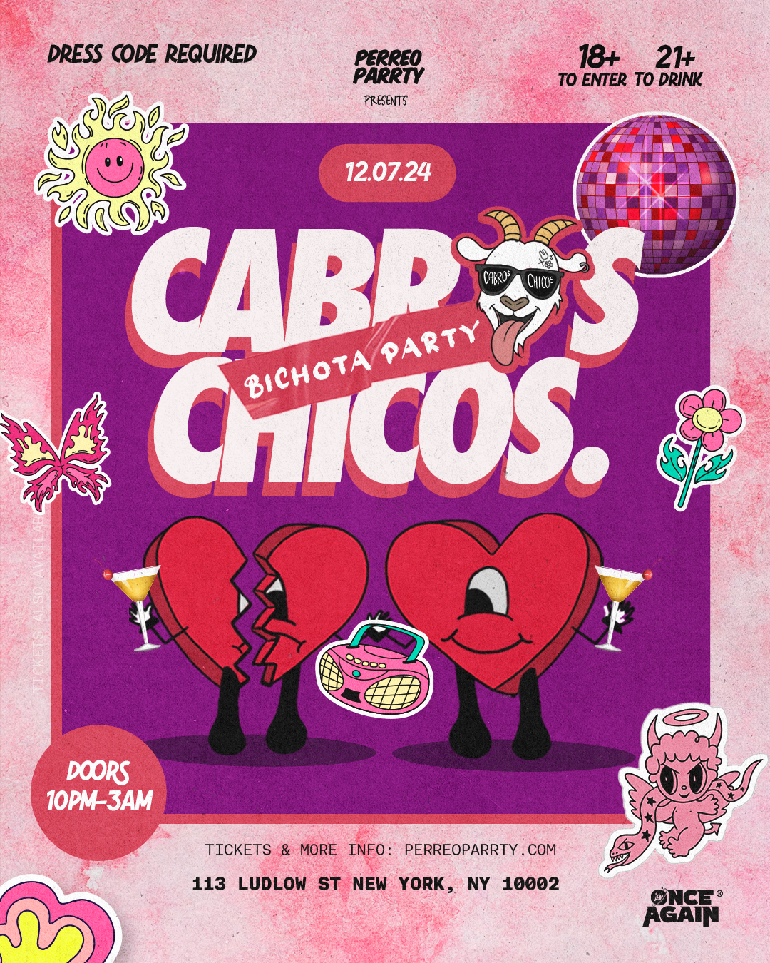 Cabros Chicos - The Bichota Party - 18+ Latin & Reggaeton Dance Party