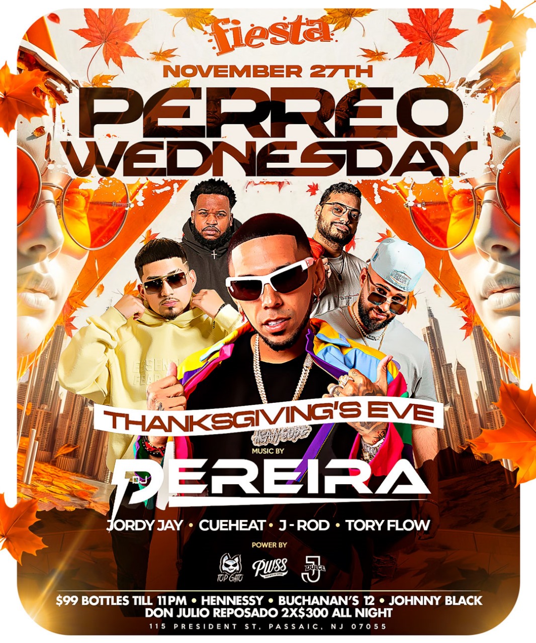 DJ PEREIRA,  JORDY JAY, CUEHEAT, J-ROD, TORY FLOW