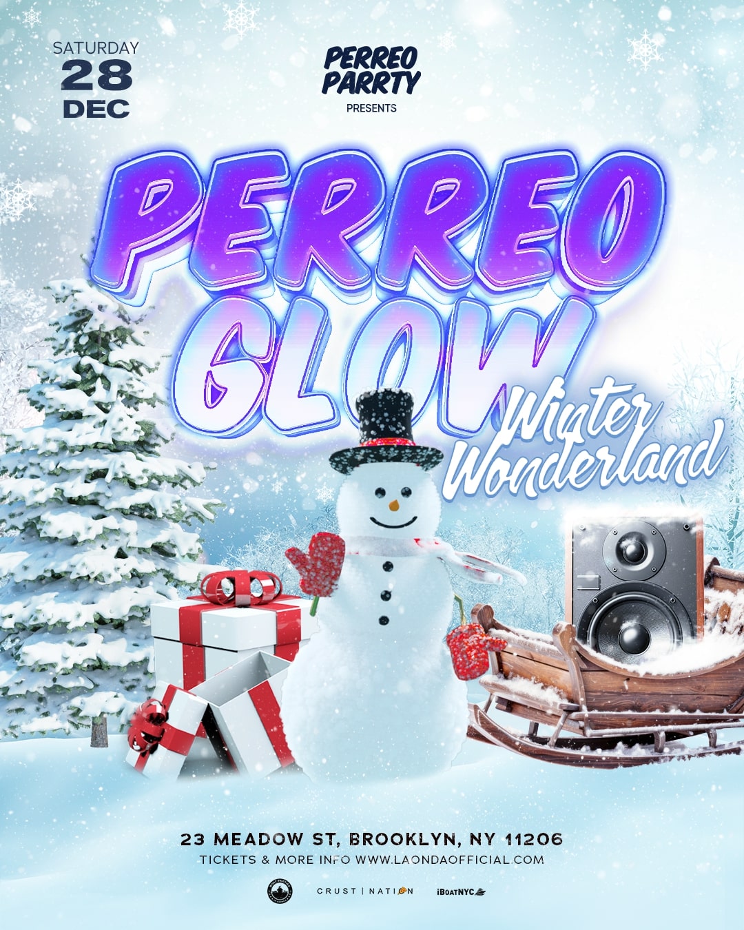 PERREO GLOW WINTER WONDERLAND: Latin & Reggaeton Dance Party, 18+