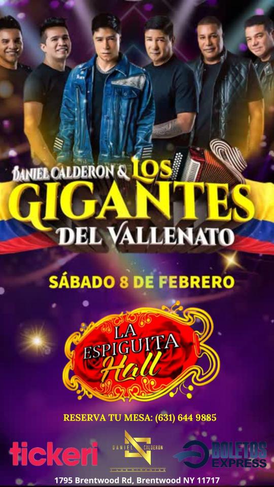 Daniel Calderon y los gigantes del vallenato