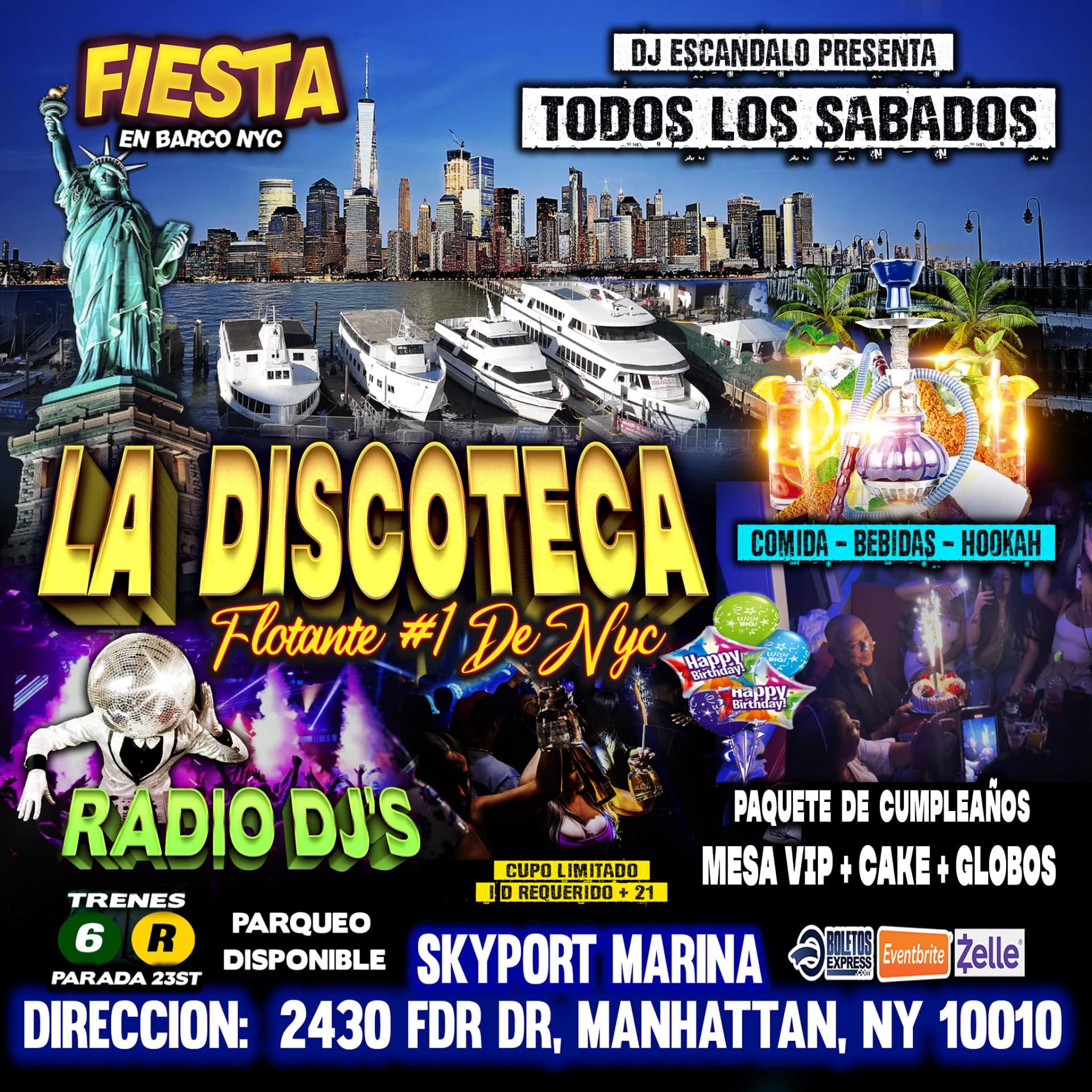 Fiesta En Barco - Manhattan New York - Cupo Limitado