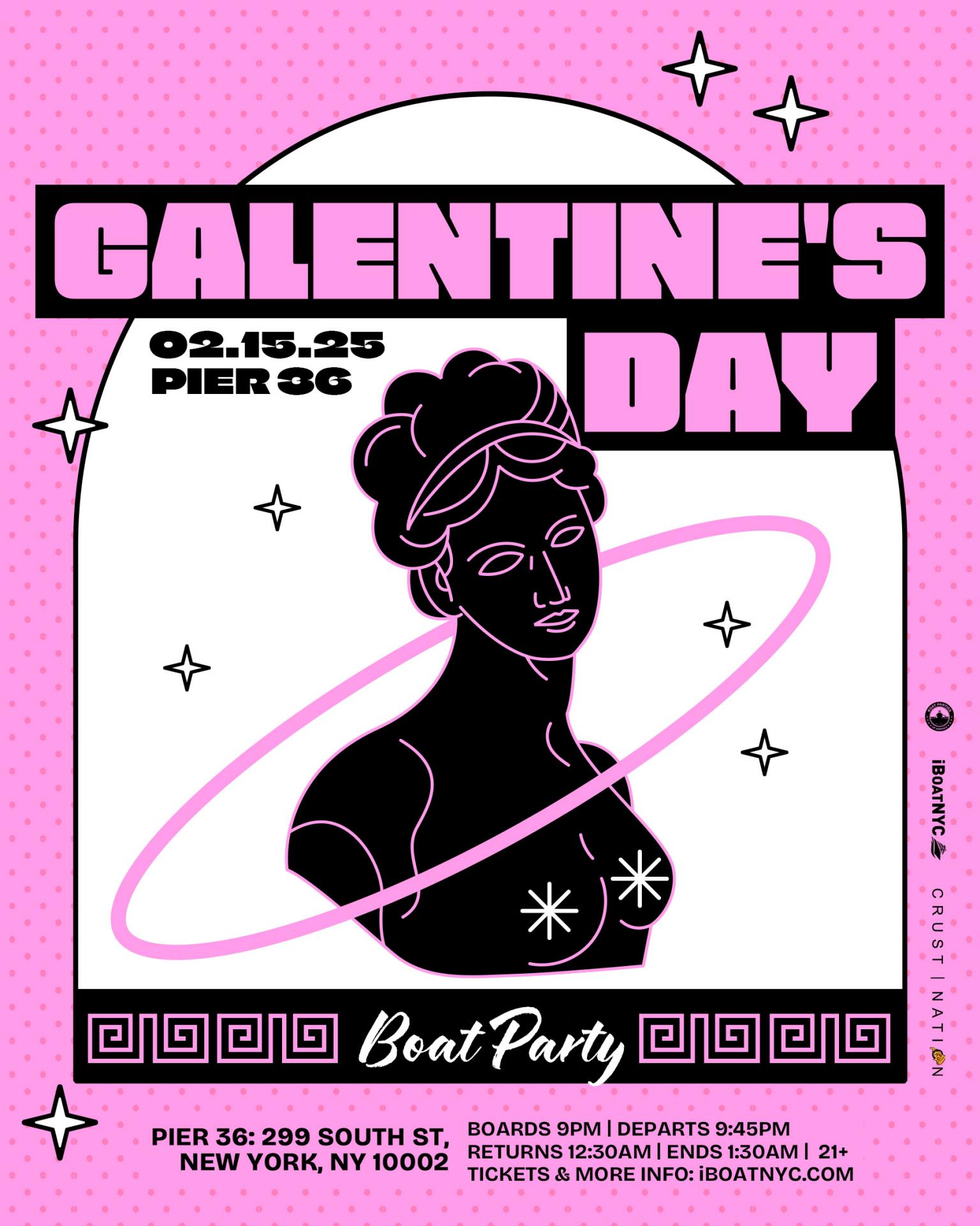 GALENTINE'S BOAT PARTY - Valentine's Friendship Yacht Cruise NYC