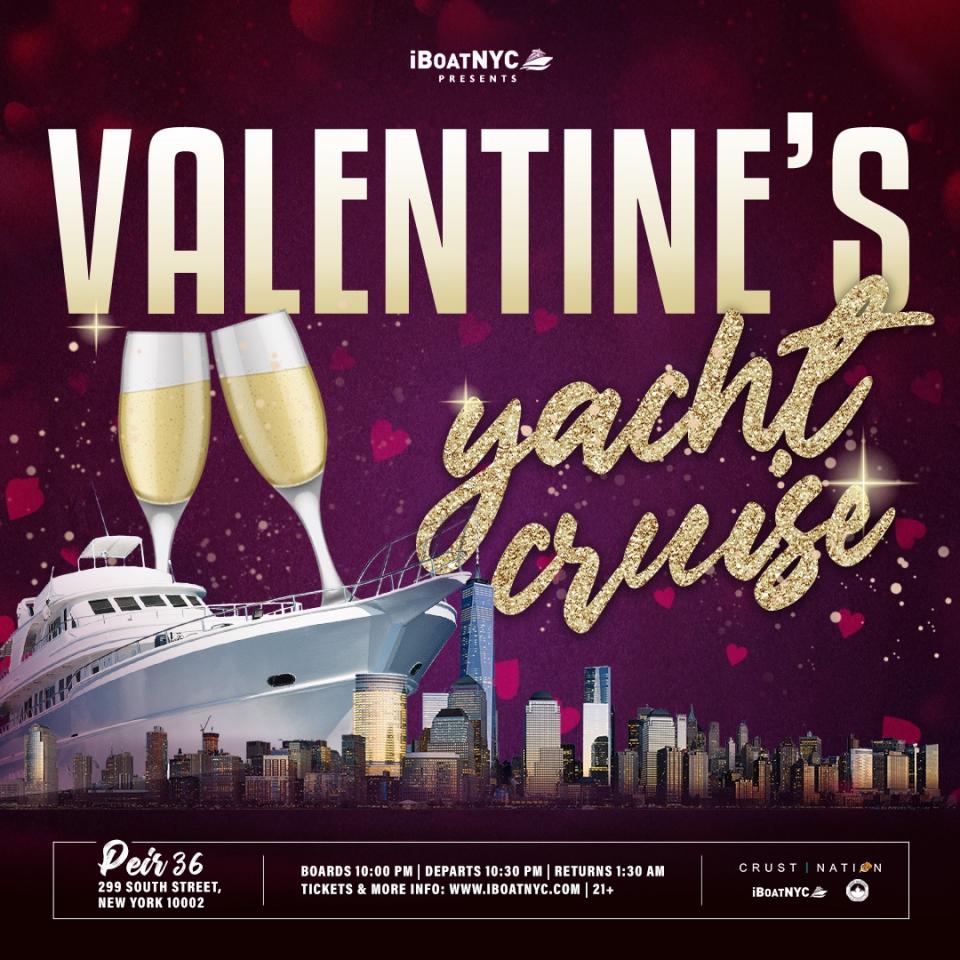 VALENTINE'S DAY Boat Party Yacht Cruise NYC