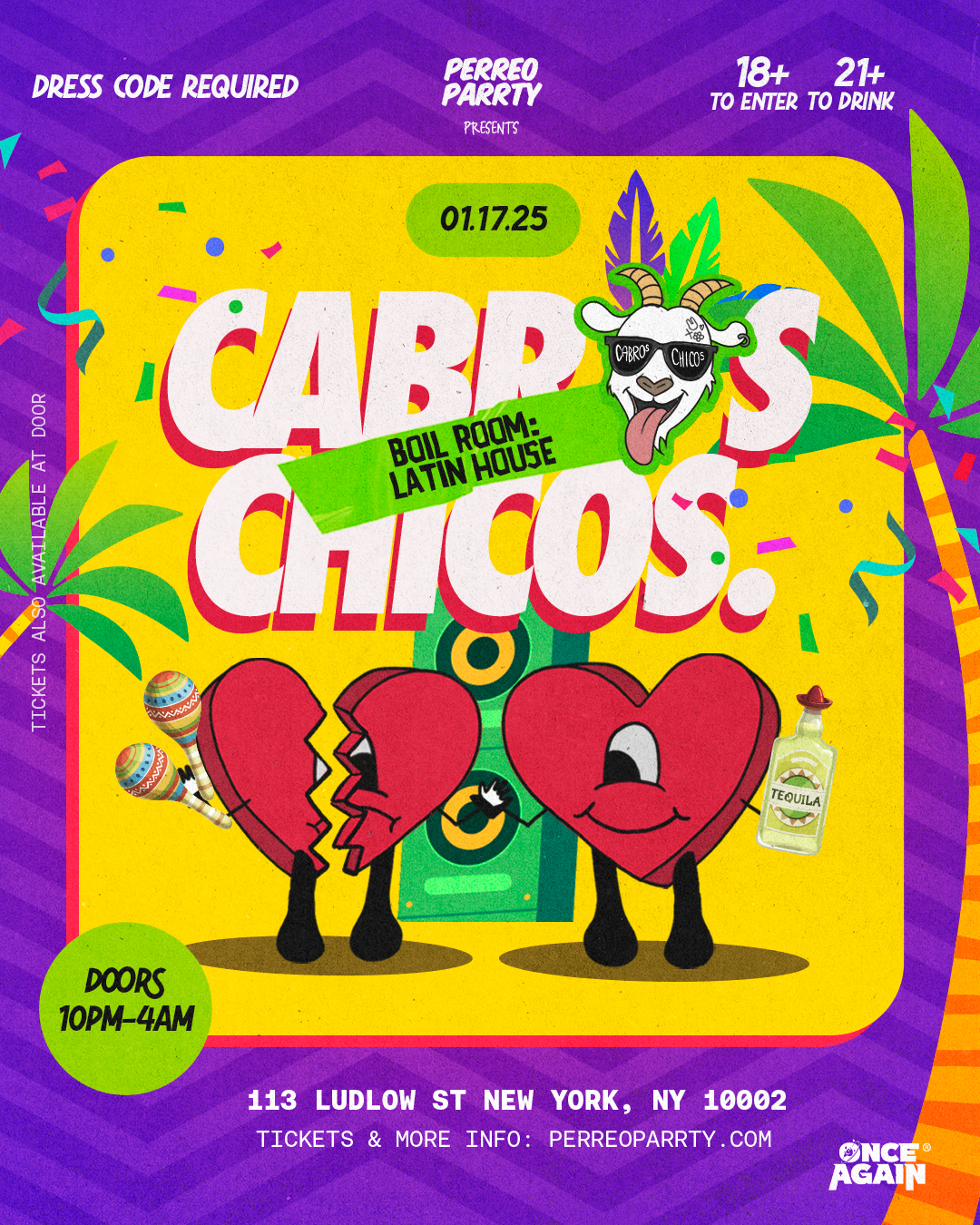 Cabros Chicos - Boil Room: Latin vs House Dance Party NYC - 18+