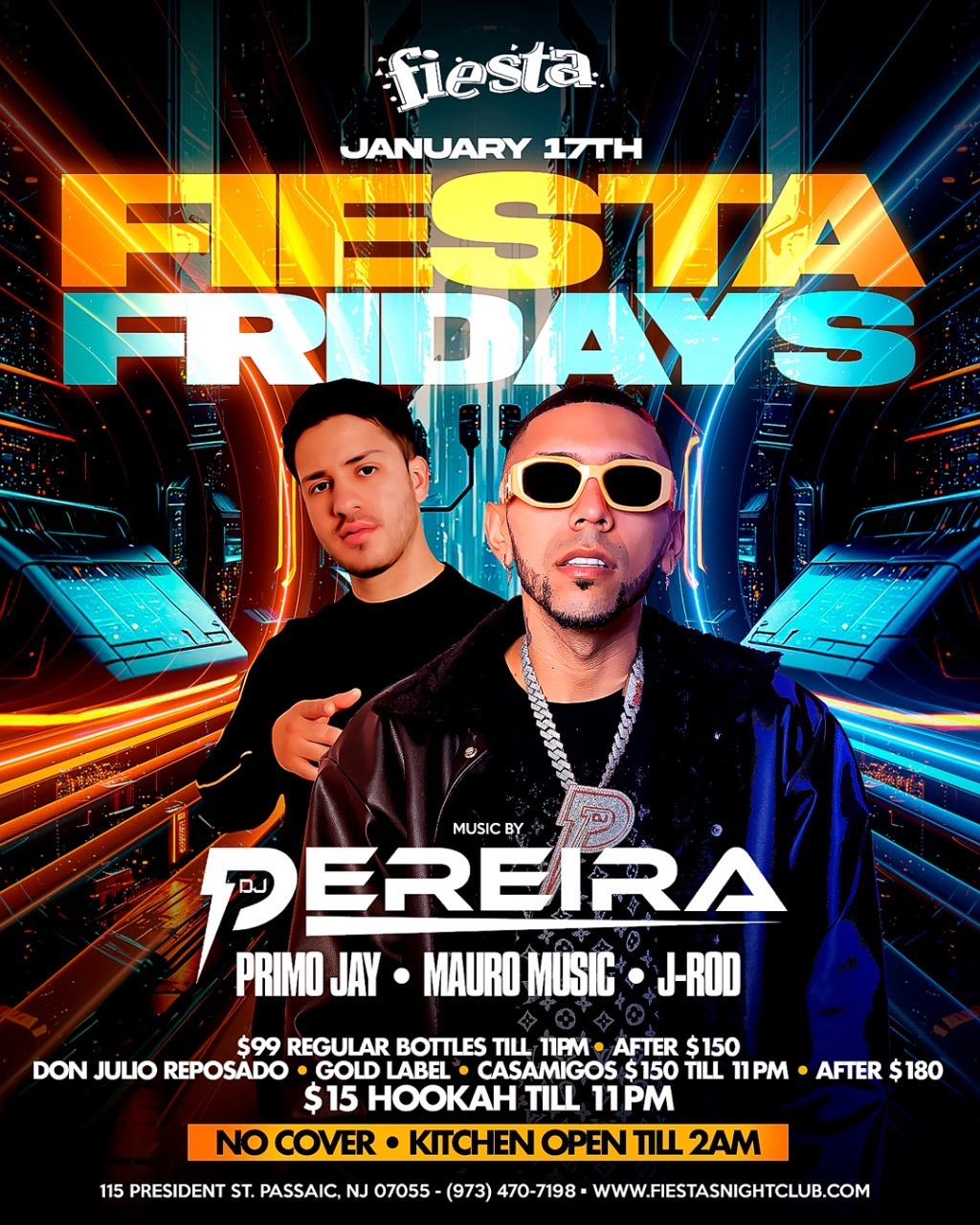 DJ PEREIRA, DJ PRIMO JAY, DJ MAURO MUSIC, DJ JROD