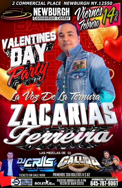 ZACARIAS FERREIRA LA VOZ DE LA TERNURA EN VALENTINE'S DAY