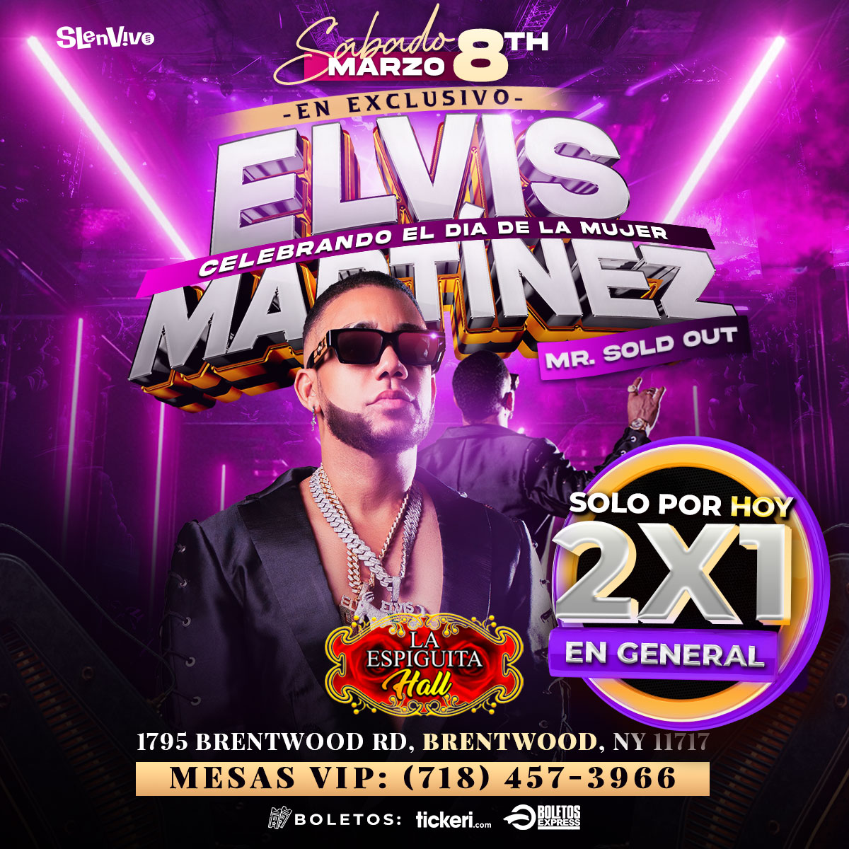 ELVIS MARTINEZ - En Exclusivo ESPIGUITA, Brentwood