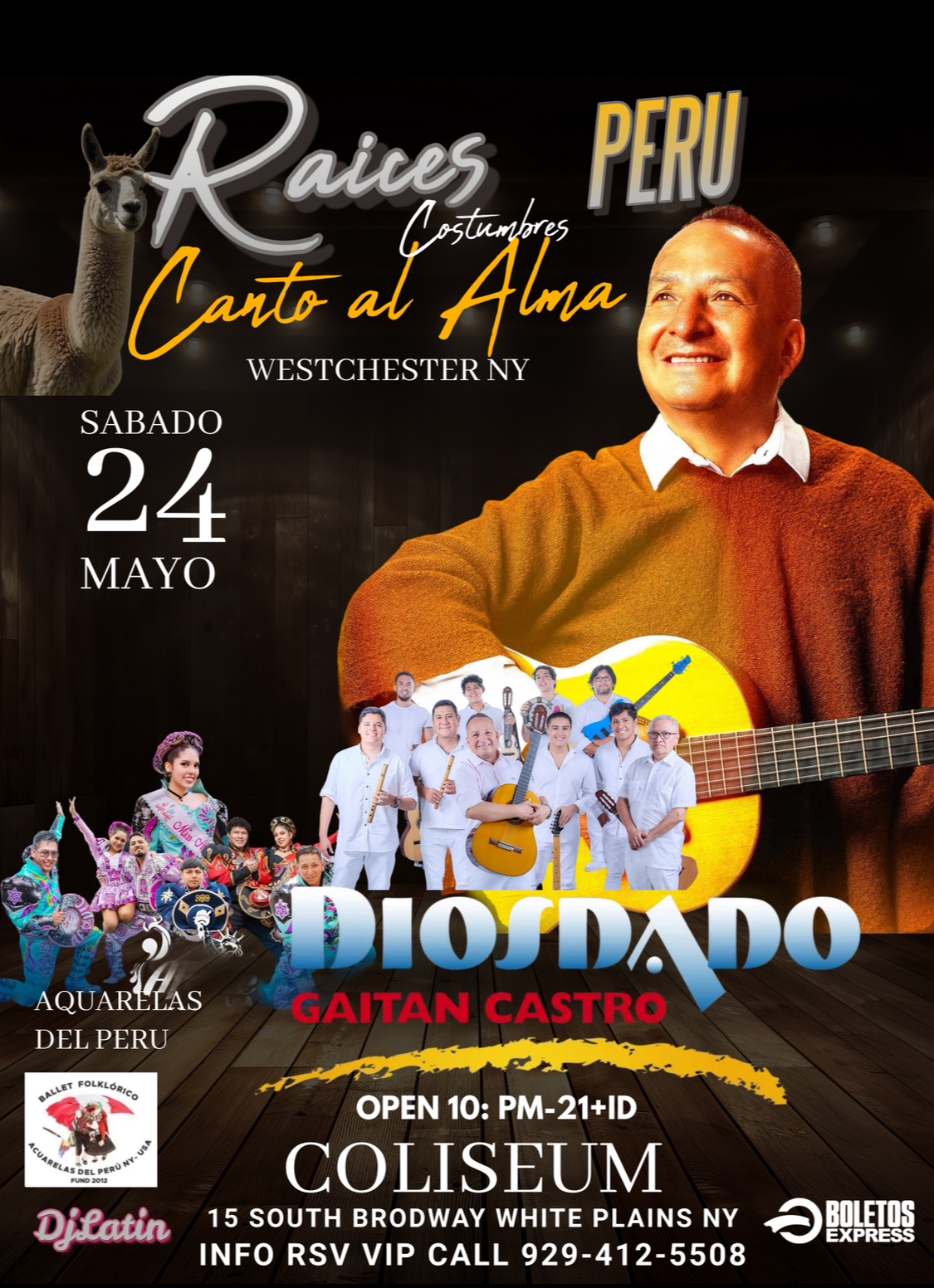 DIOSDADO GAITAN CASTRO RAICES PERU COSTUMBRES CANTO AL ALMA WESTCHESTER