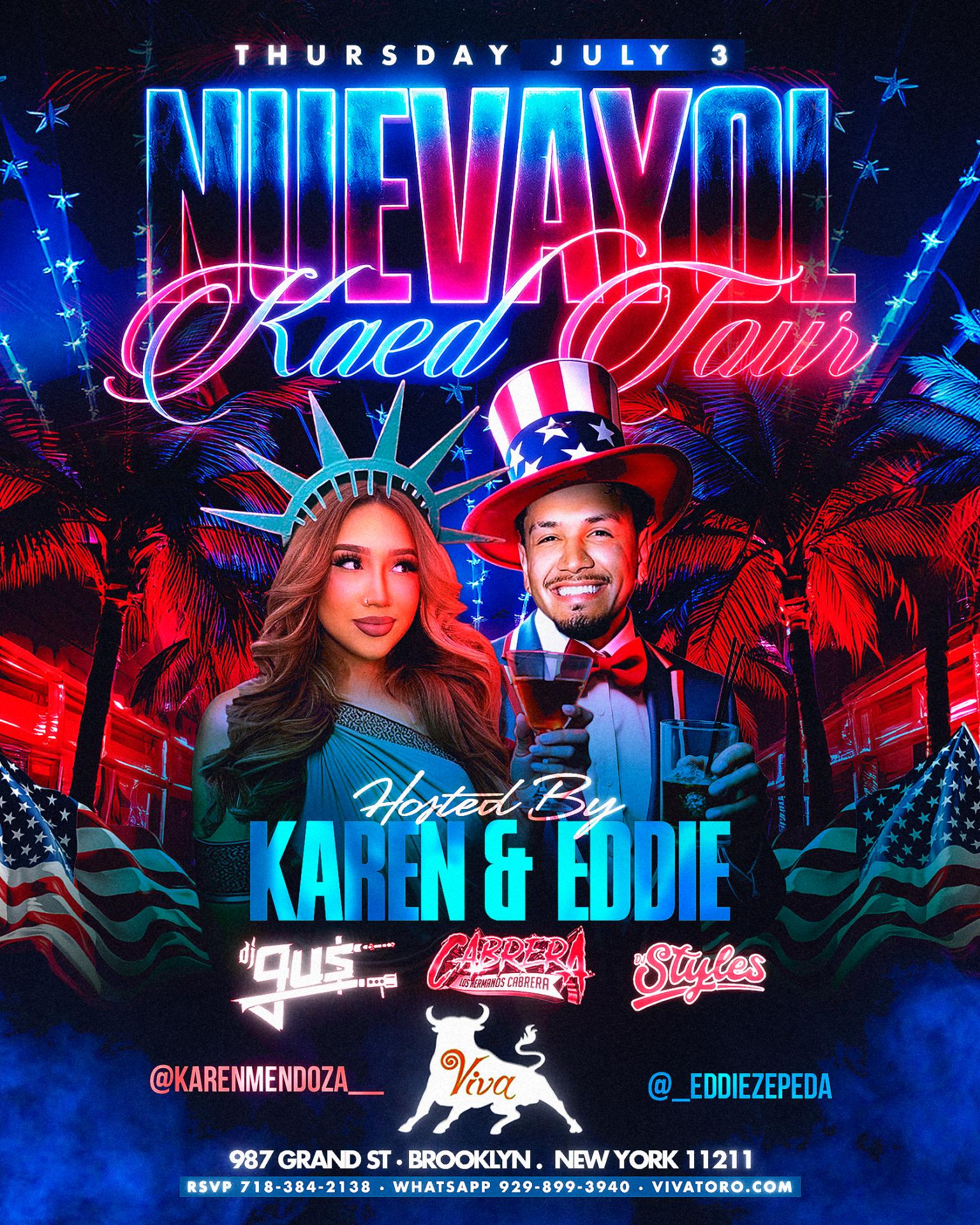 Karen & Eddie - Brooklyn - DJ Gus- Hermanos Cabrera