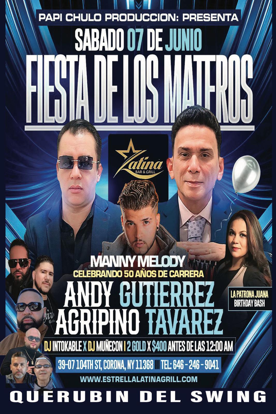Buy tickets for Fiesta de los Materos en Estrella Latina Bar & Grill Fiesta de los Materos en Estrella Latina Bar & Grill