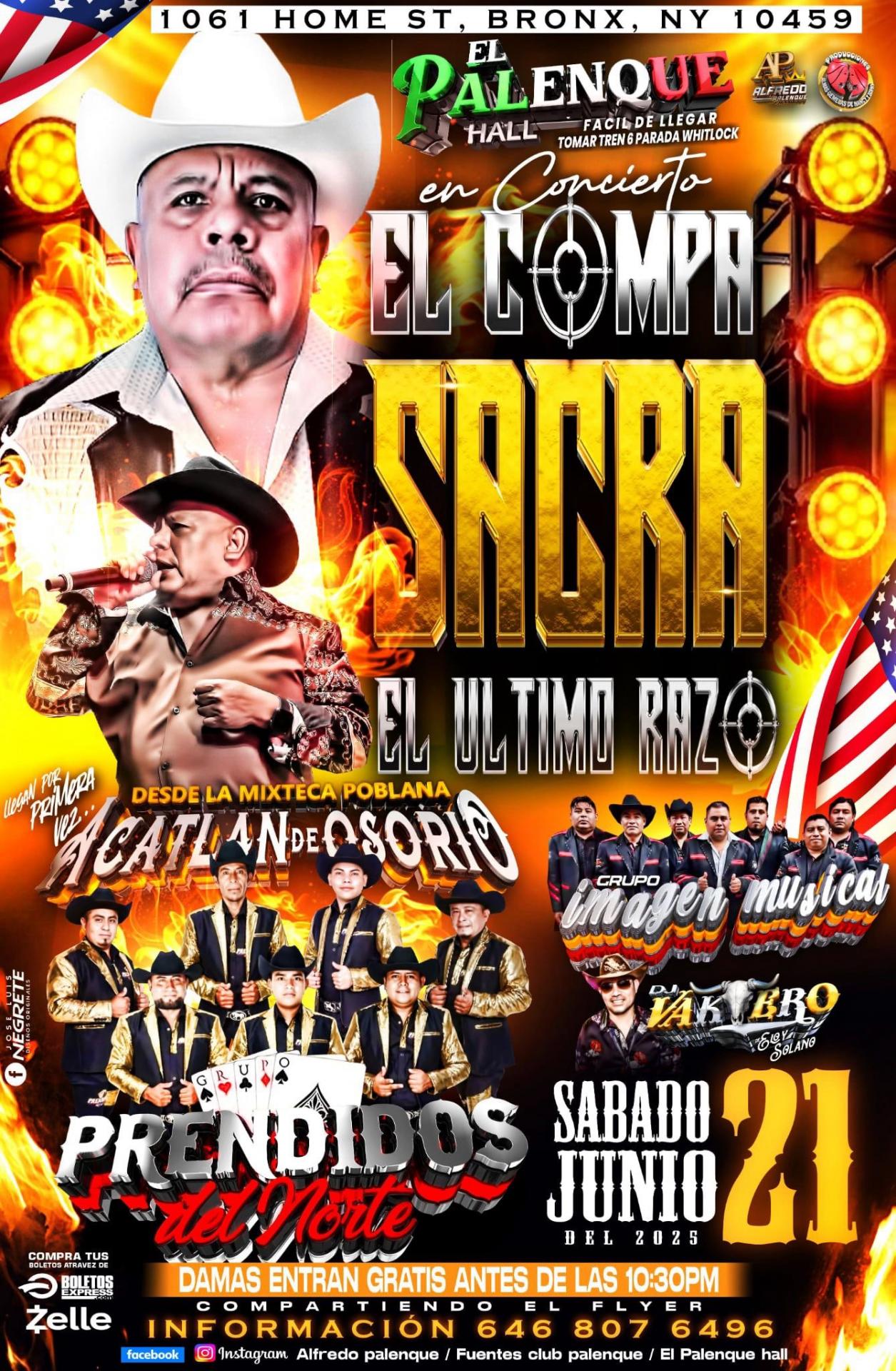 EL COMPA SACRA | ACATLAN DE OSORIO | GRUPO IMAGEN MUSICAL | PRENDIDOS DEL NORTE