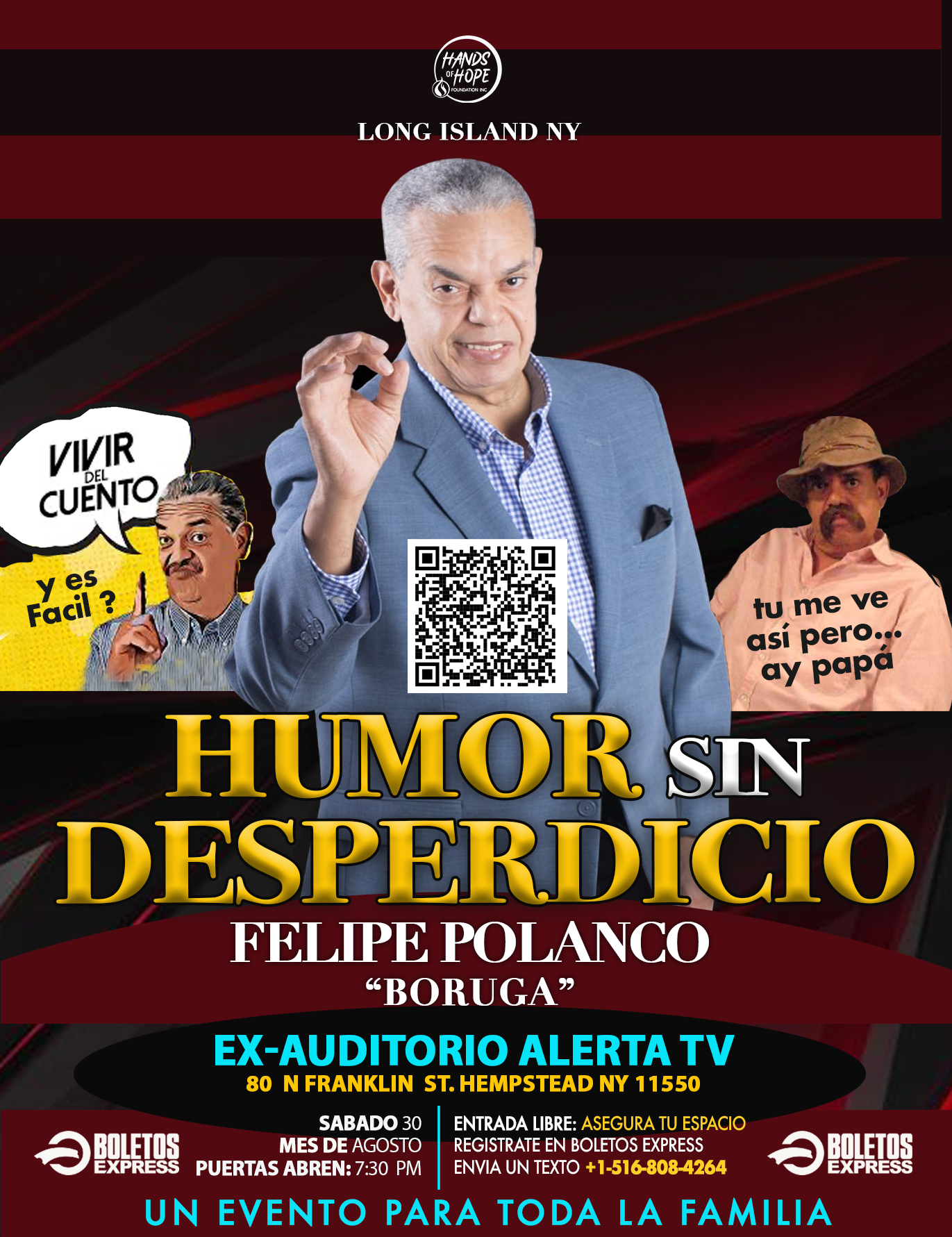 Buy tickets for Humor Sin Desperdicio - LI NY - Humor Sin Desperdicio - LI NY -