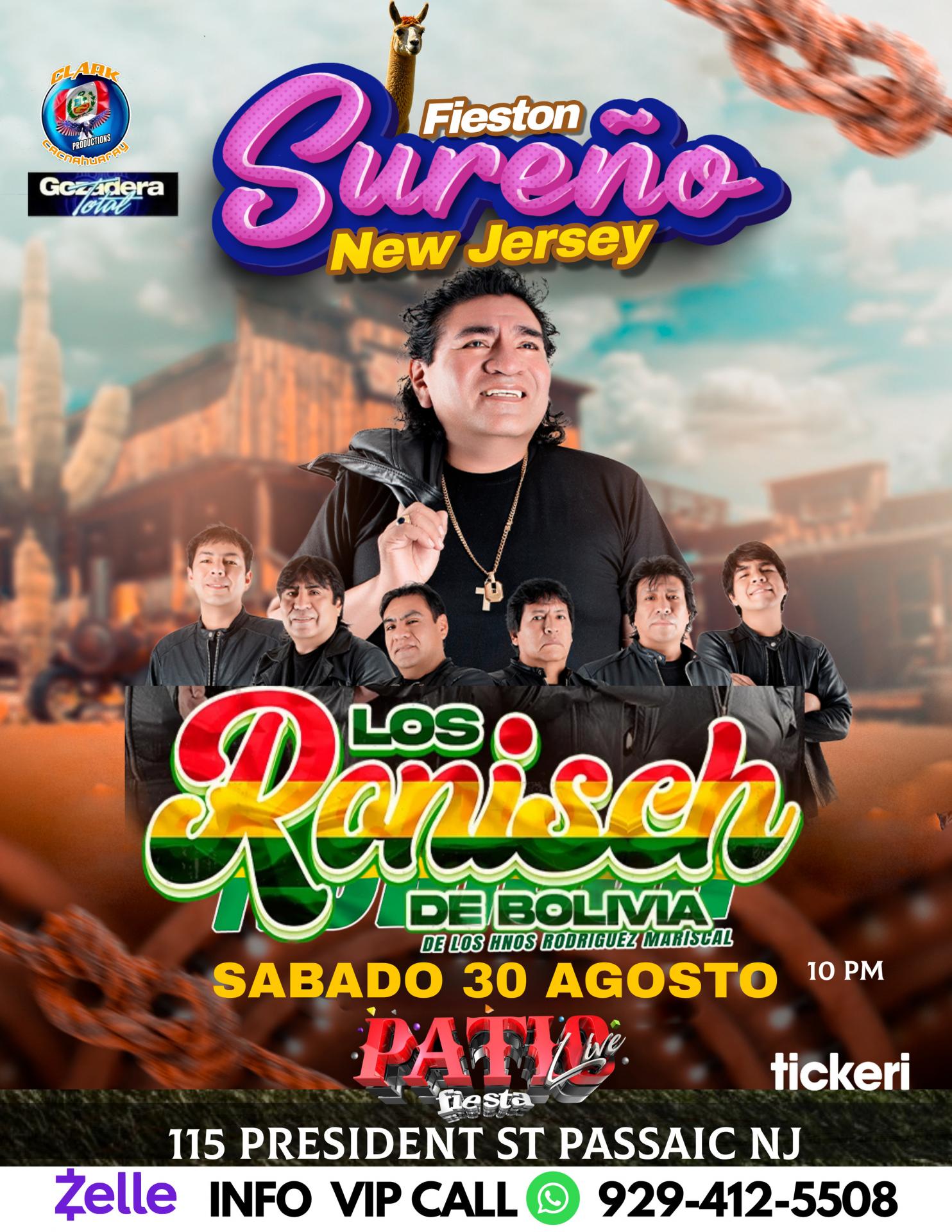 LOS RONISH EN CONCIERTO   NEW JERSEY