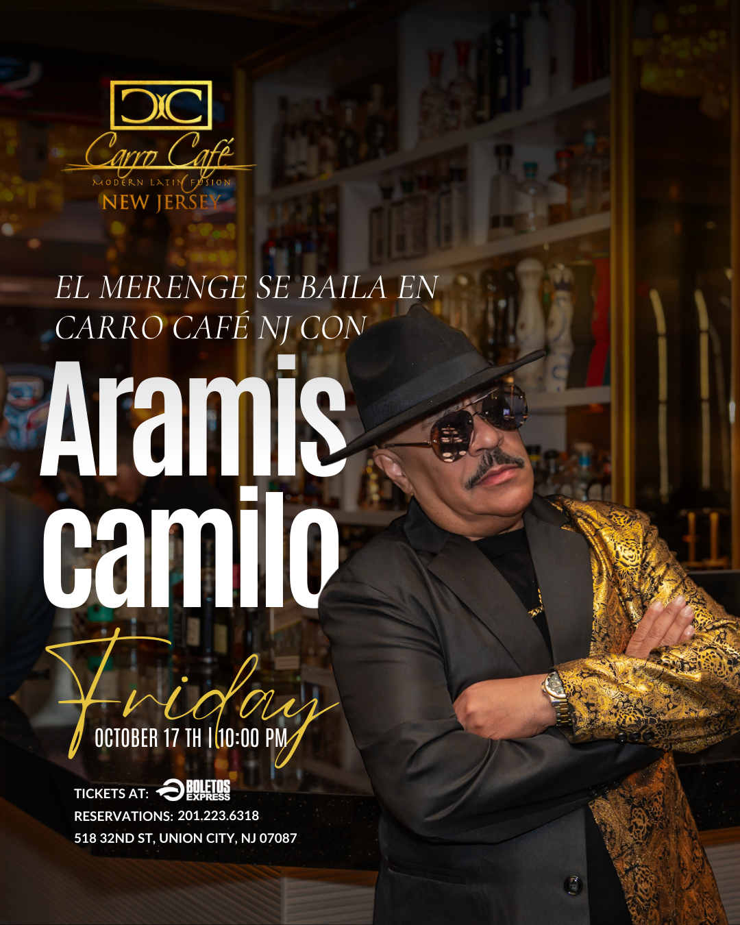 Buy tickets for Aramis Camilo | RESERVA MESA Aramis Camilo | RESERVA MESA