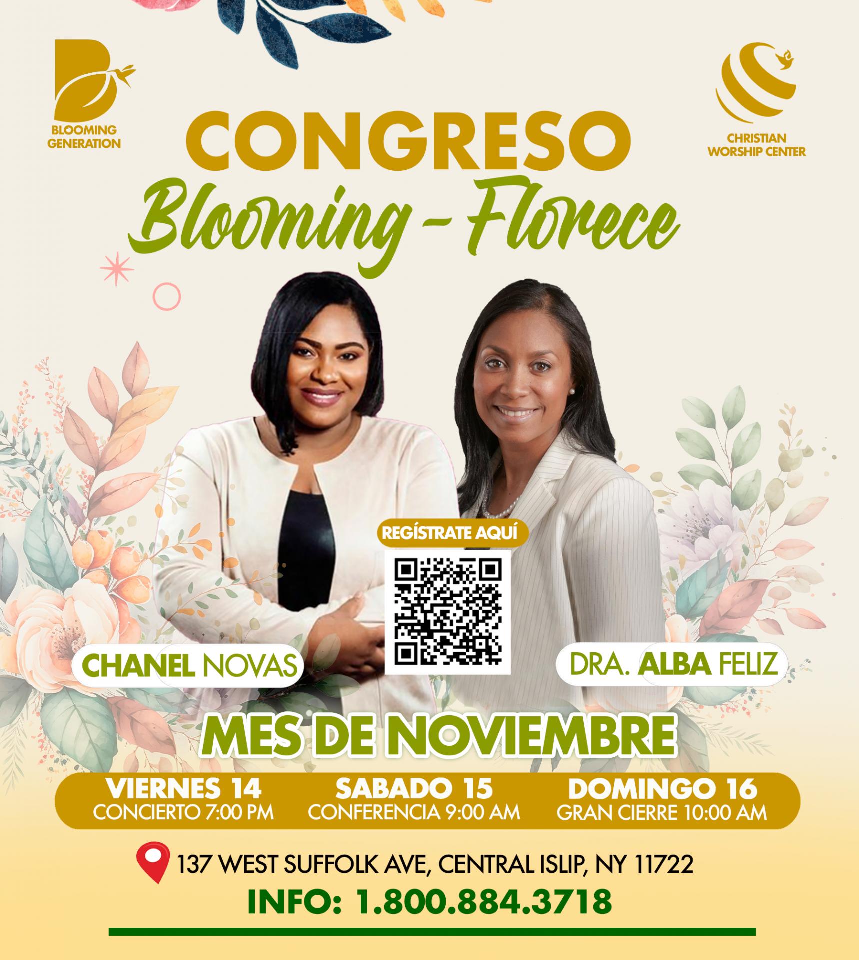 Congreso Blooming - Florece 14,15 y 16 Nov.
