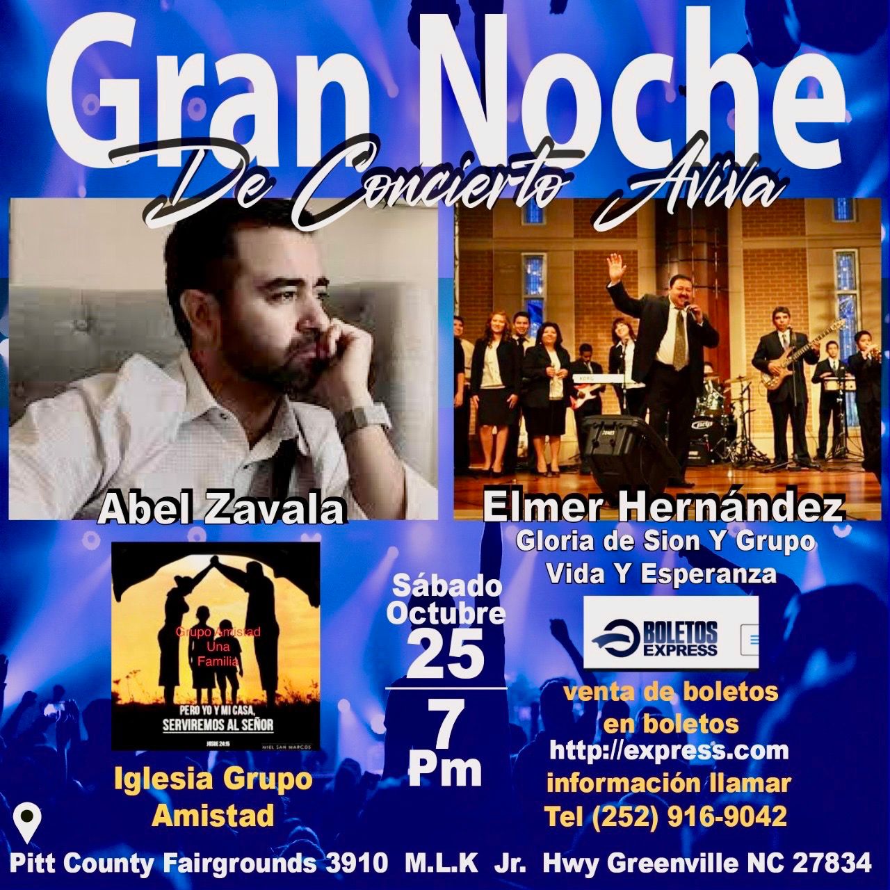 Buy tickets for GRAN NOCHE DE CONCIERTO AVIVA GRAN NOCHE DE CONCIERTO AVIVA