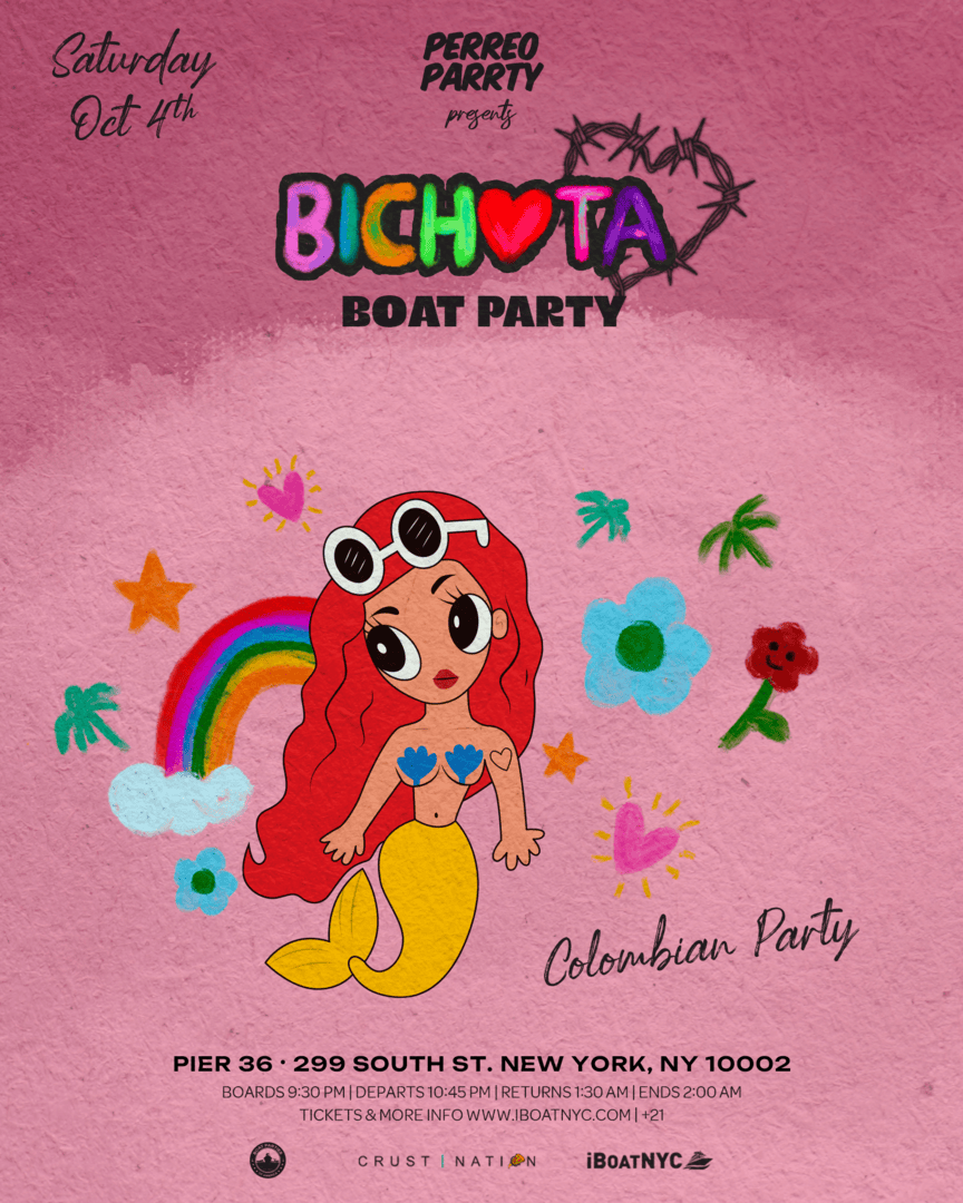 Bichota Boat - Karol G Tribute for Colombian Boat Party Yacht Cruise