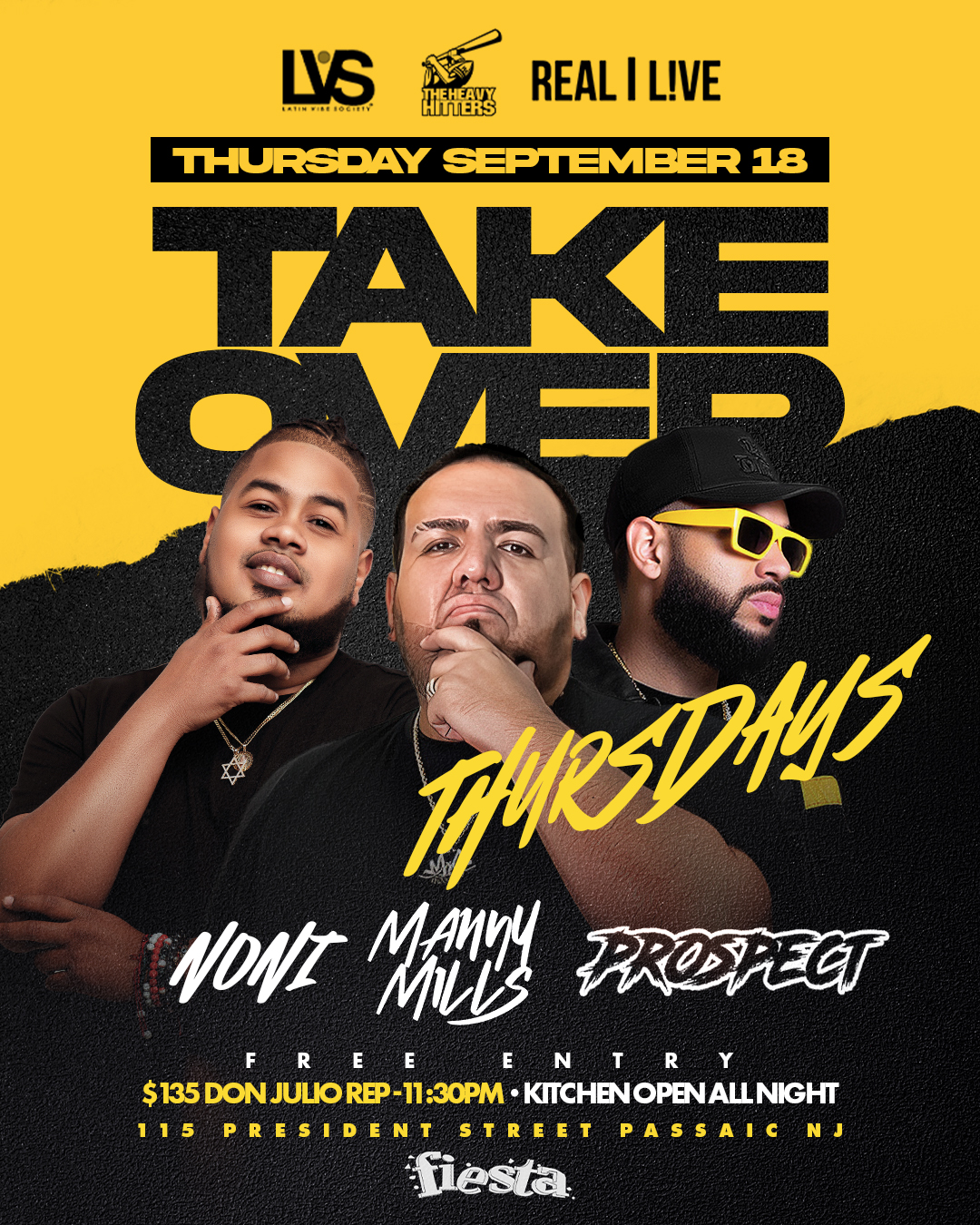 DJ NONI, MANNY MILLS, PROSPECT
