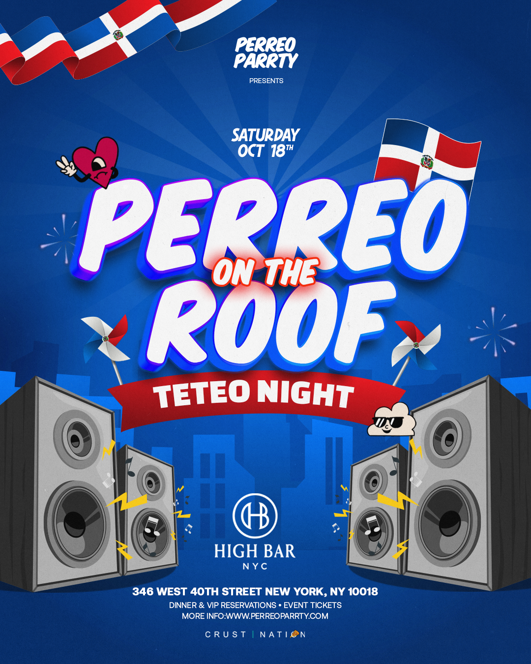 Buy tickets for Perreo on the Roof - Teteo Night at Highbar Rooftop NYC Perreo on the Roof - Teteo Night at Highbar Rooftop NYC