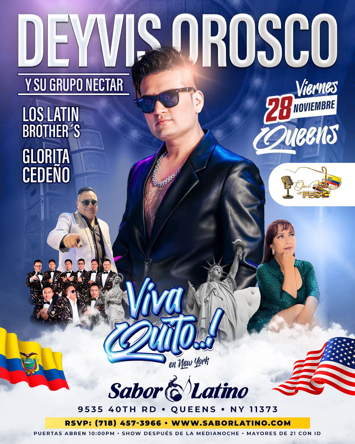 Buy tickets for DEYVIS OROSCO Y SU GRUPO NECTAR DEYVIS OROSCO Y SU GRUPO NECTAR