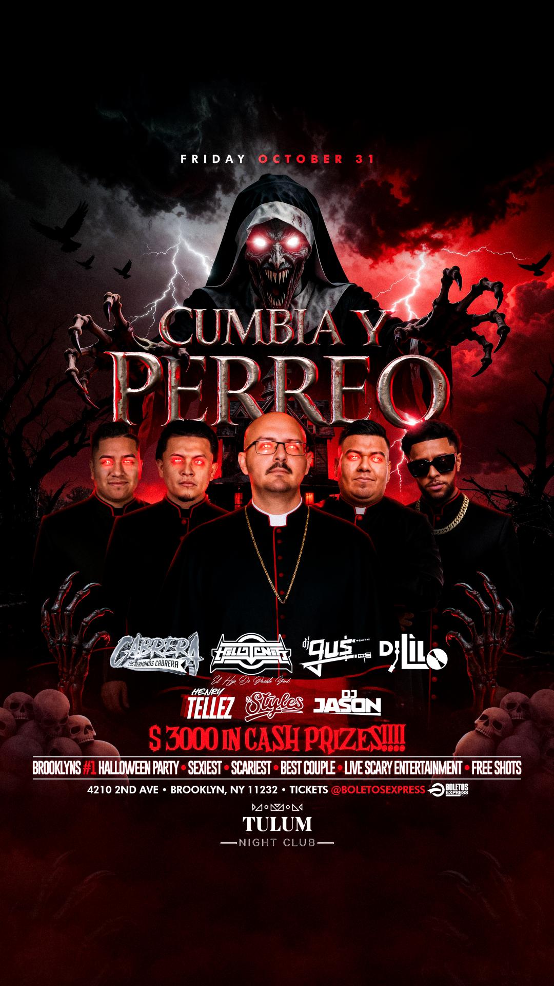 Buy tickets for Cumbia y Perreo Halloween Party Cumbia y Perreo Halloween Party