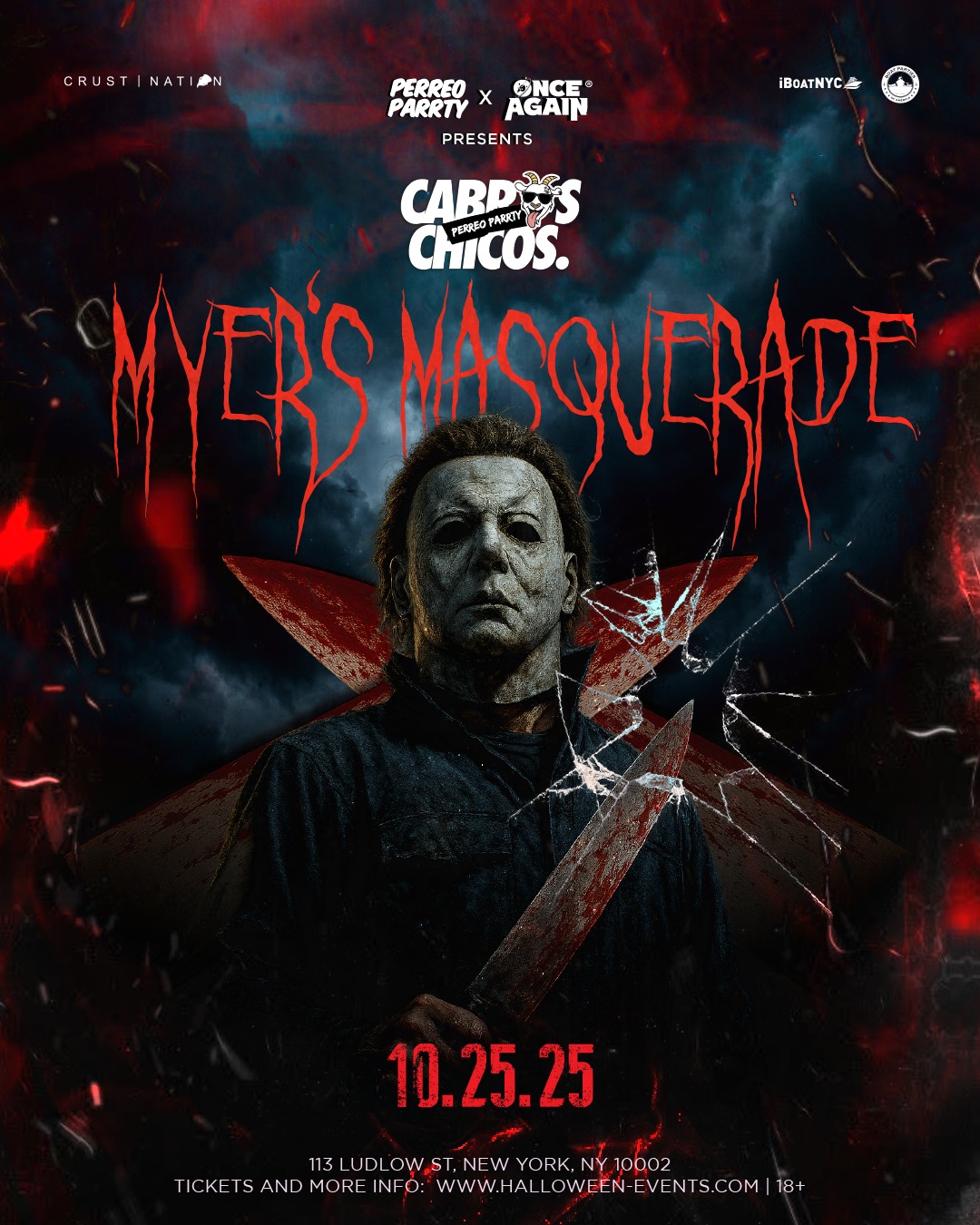 Buy tickets for Cabros Chicos - Myer's Masquerade | Dance Party in NYC (21+) Cabros Chicos - Myer's Masquerade | Dance Party in NYC (21+)