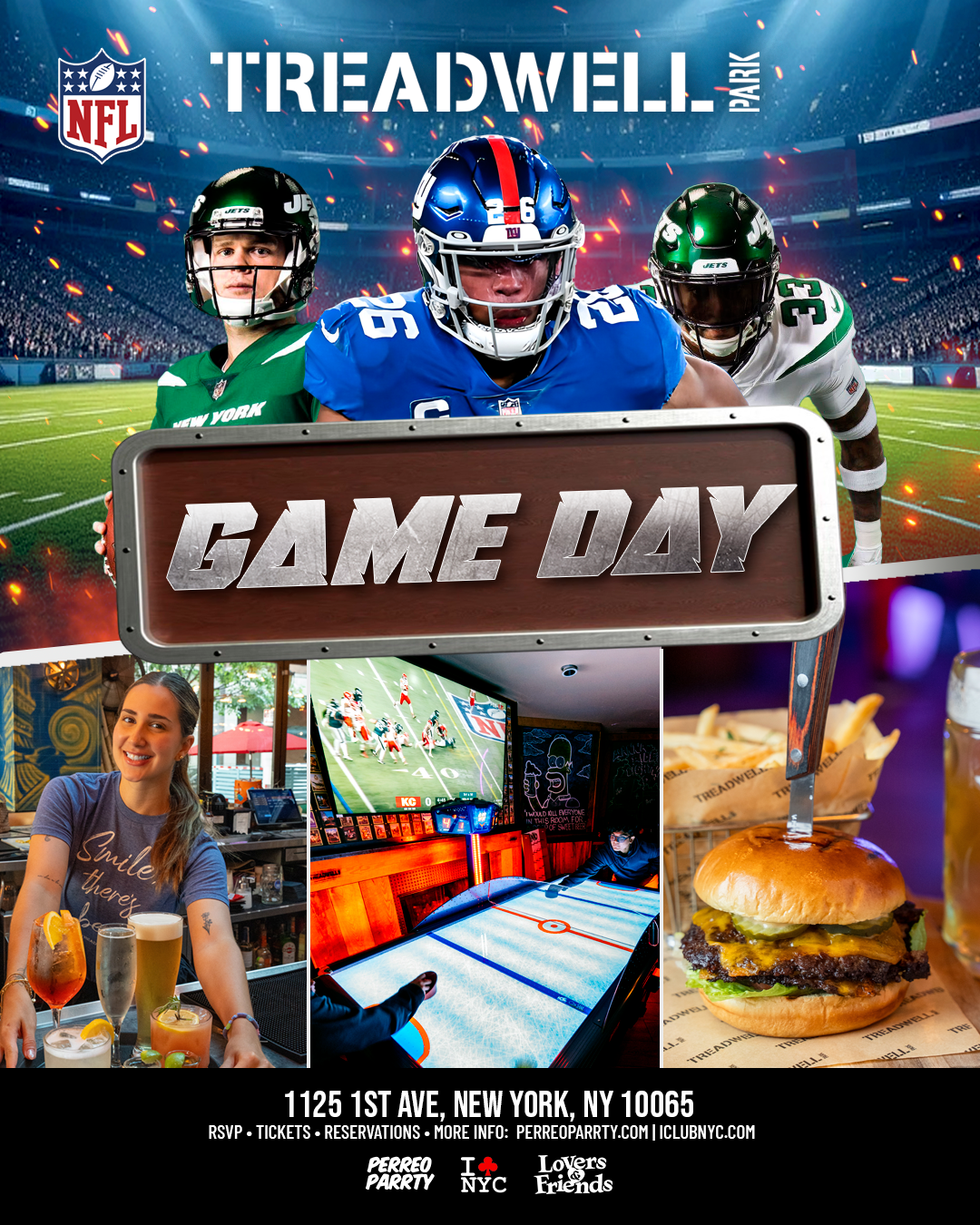 THURSDAY GAME DAY @ TREADWELL PARK UES - Bites & Games