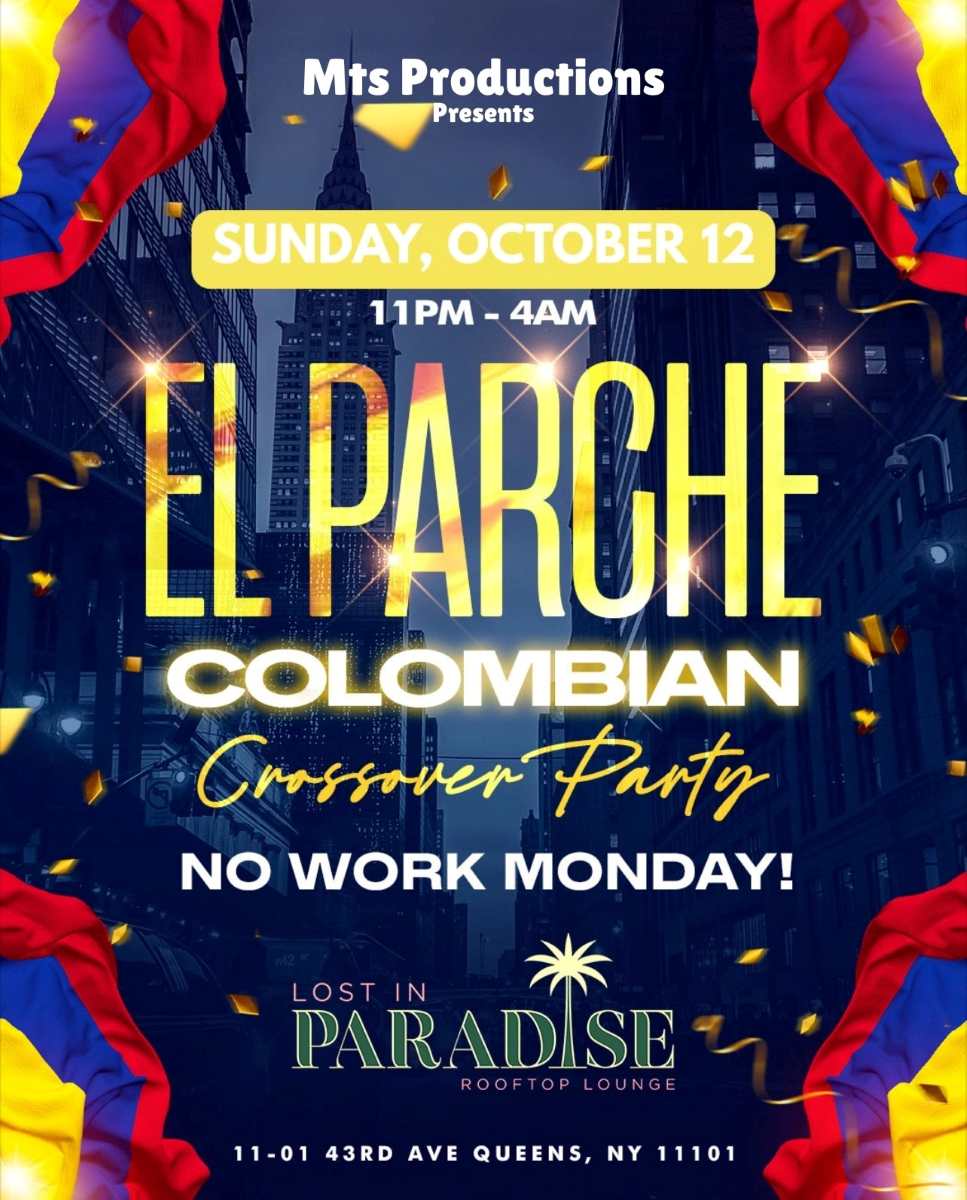 Buy tickets for El Parche Colombian Party – Lost in Paradise Rooftop Lounge El Parche Colombian Party – Lost in Paradise Rooftop Lounge
