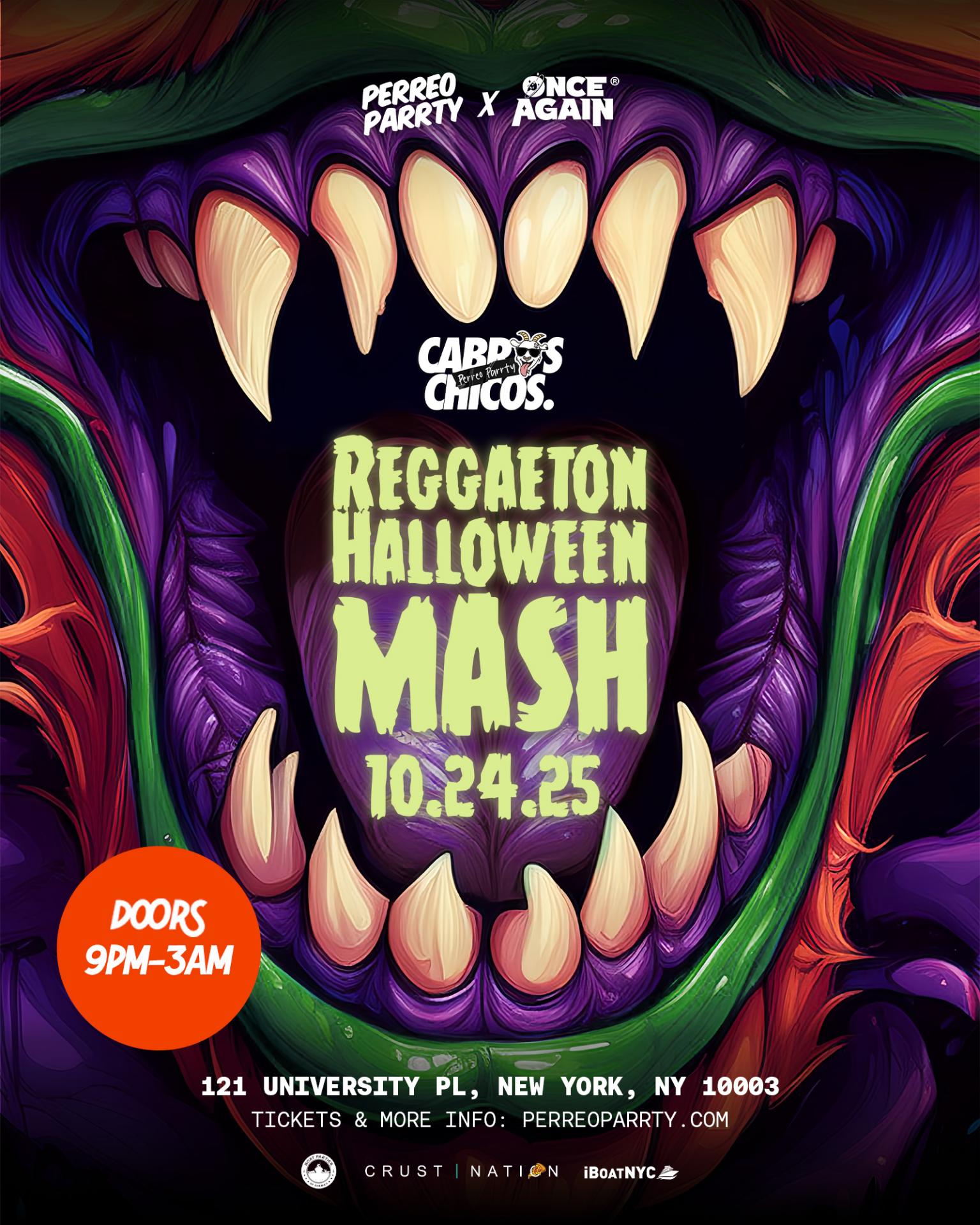 Buy tickets for Cabros Chicos - Reggaeton Halloween Mash | Dance Party in NYC (18+) Cabros Chicos - Reggaeton Halloween Mash | Dance Party in NYC (18+)