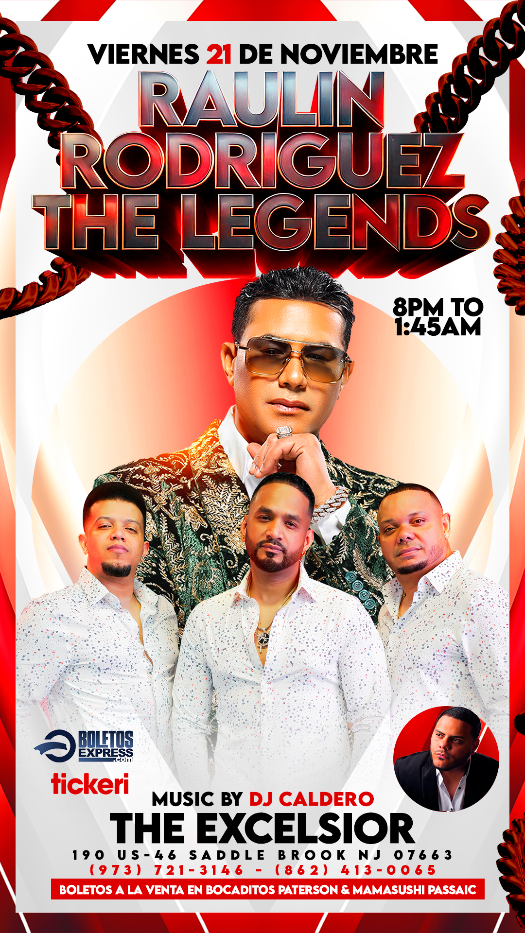 Raulin Rodríguez y The legends