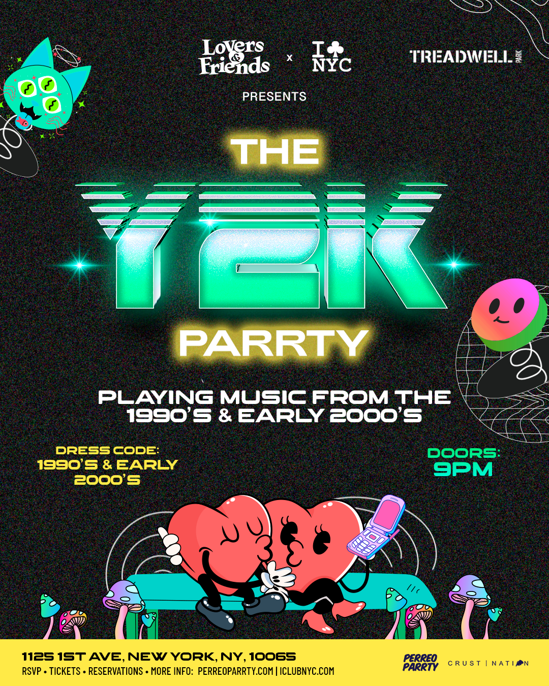 Buy tickets for THE Y2K Party at Treadwell NYC - Games, Cocktails & Live DJs THE Y2K Party at Treadwell NYC - Games, Cocktails & Live DJs