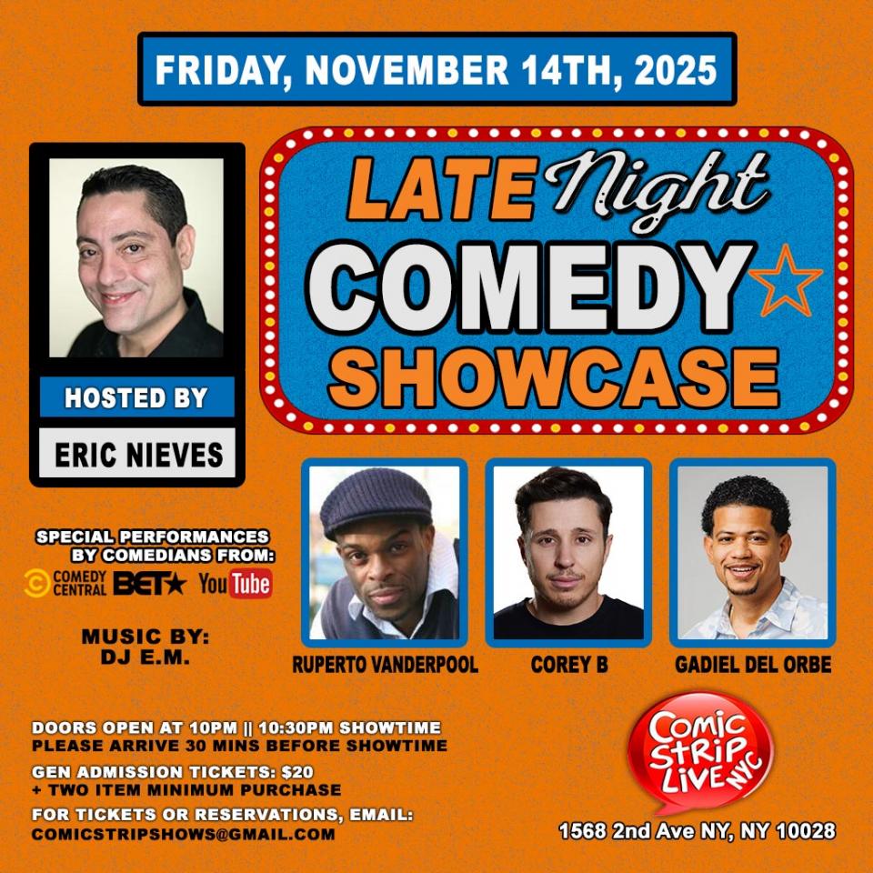 Buy tickets for Late Night Comedy Showcase @ Comic Strip Live Late Night Comedy Showcase @ Comic Strip Live