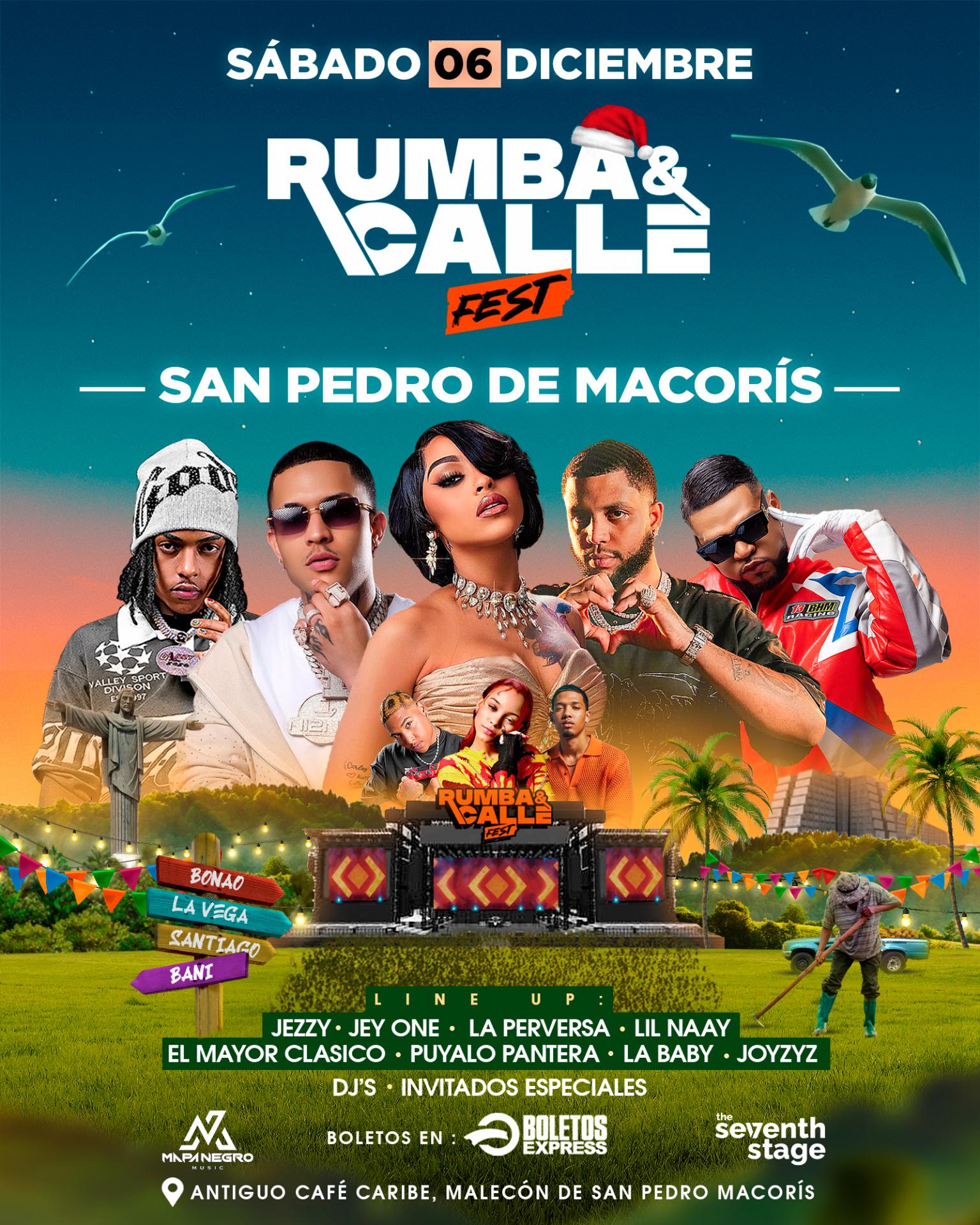 Buy tickets for RUMBA & CALLE FEST - SAN PEDRO DE MARCORÍS RUMBA & CALLE FEST - SAN PEDRO DE MARCORÍS
