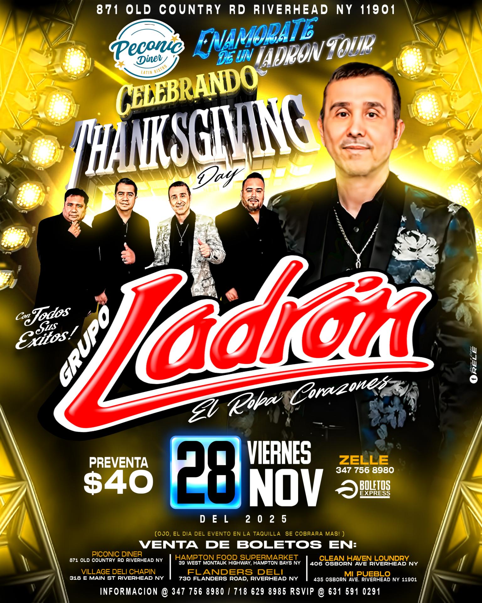 Buy tickets for Grupo Ladron En Riverhead NY Grupo Ladron En Riverhead NY