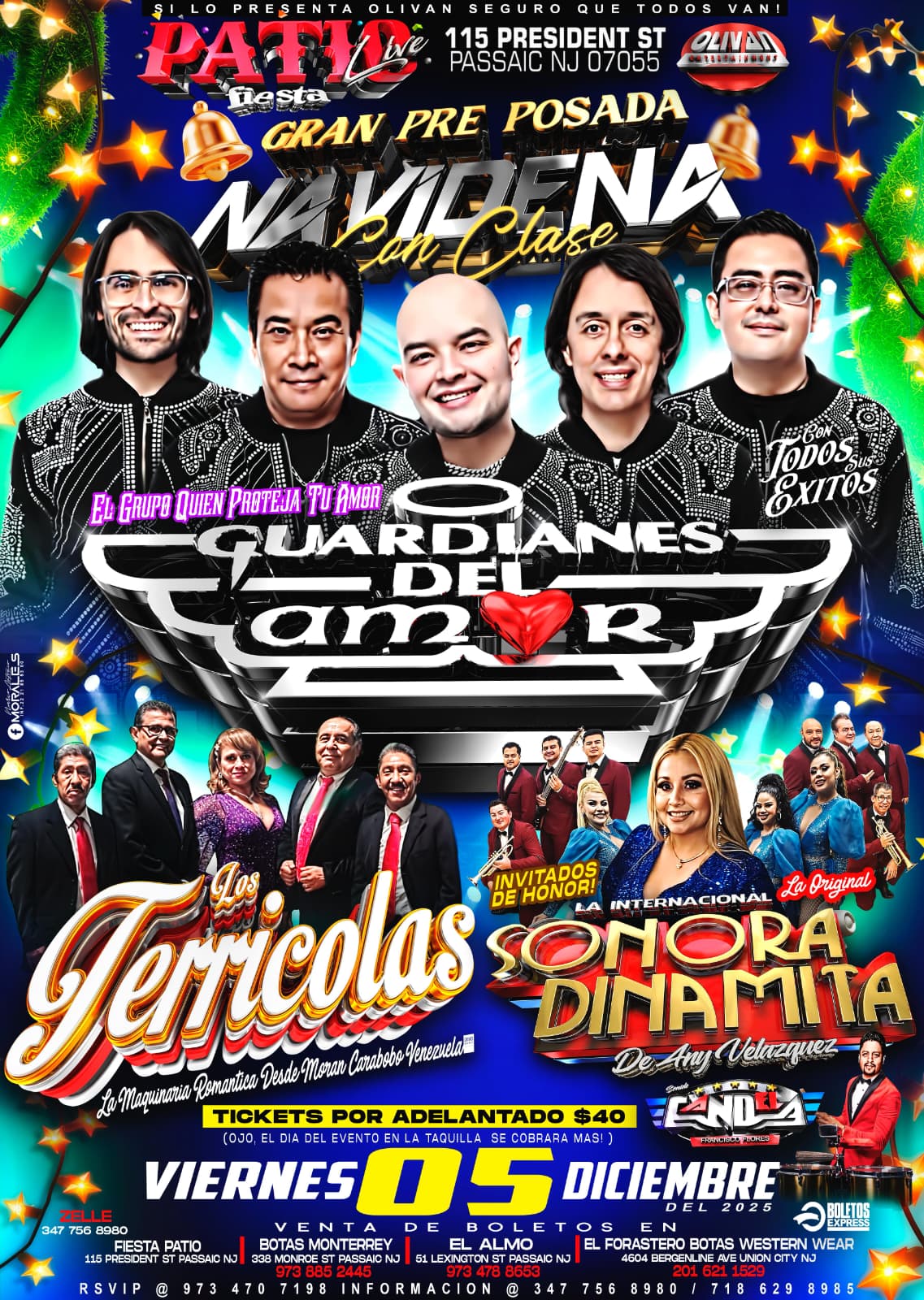 Buy tickets for GUARDIANES DEL AMOR, LOS TERRICOLAS, LA INTERNACIONAL SONORA DINAMITA GUARDIANES DEL AMOR, LOS TERRICOLAS, LA INTERNACIONAL SONORA DINAMITA
