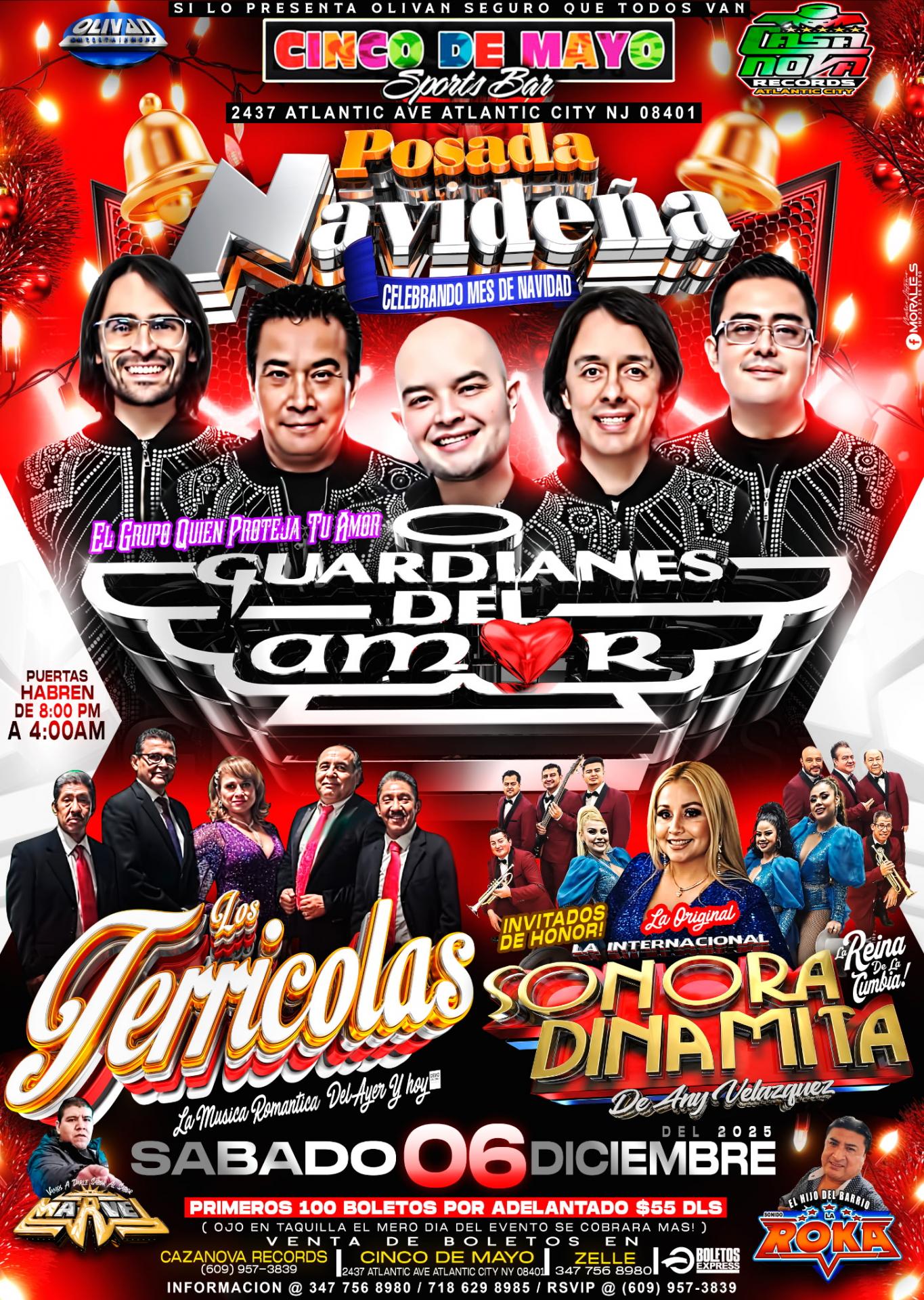 Los Guardianes Del Amor | Los Terricolas | Sonora Dinamita Any Velasquez