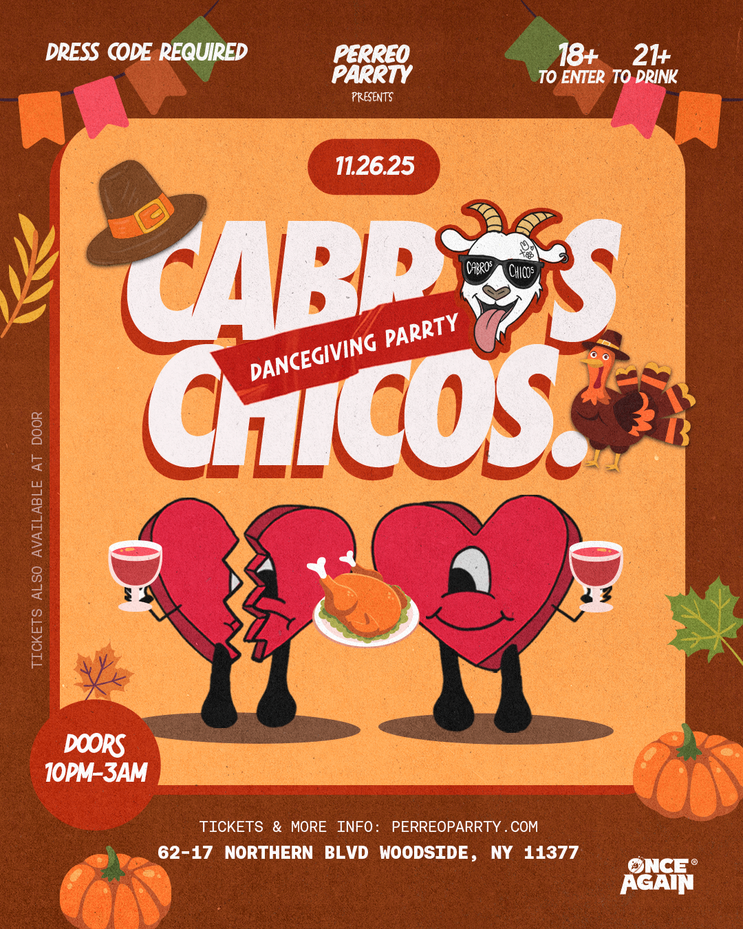 Cabros Chicos - Quarter Zip N' Perreo | Latin Dance Party in NYC (18+)