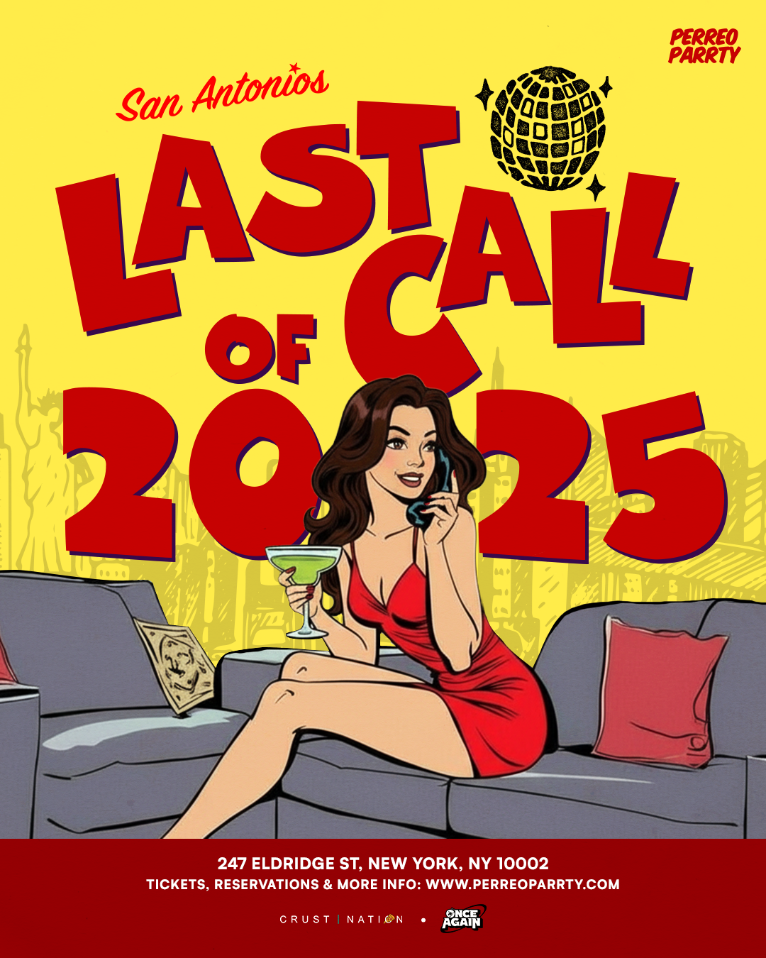 Buy tickets for LAST CALL OF 2025 - Latin & Reggaeton Party @ Lower East Side NYC LAST CALL OF 2025 - Latin & Reggaeton Party @ Lower East Side NYC