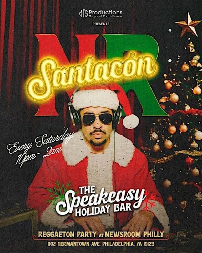 Newsroom Philly Santacon Reggaeton Party | Nightlife in Philly