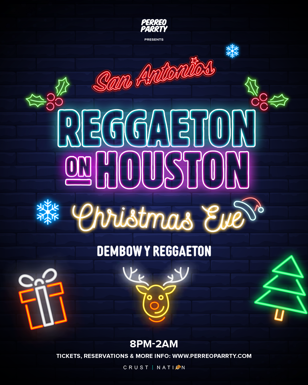 Reggaeton on Houston 18+ - Christmas Eve Party Dembow y Reggaeton NYC