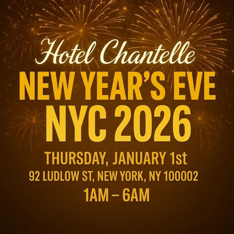 Hotel Chantelle New Year’s Eve NYC 2026