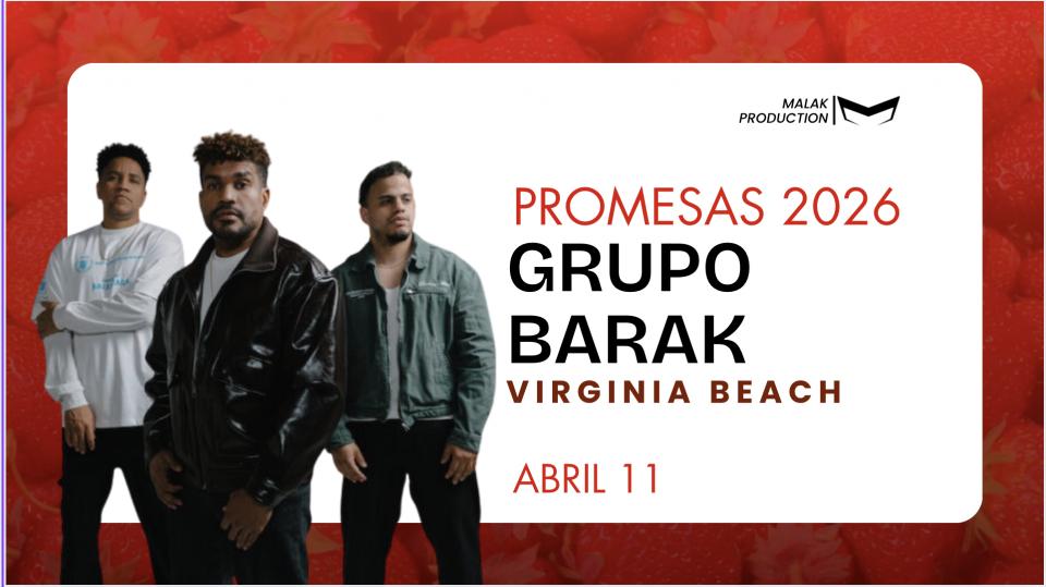 Buy tickets for Promesas 2026 con BARAK Promesas 2026 con BARAK