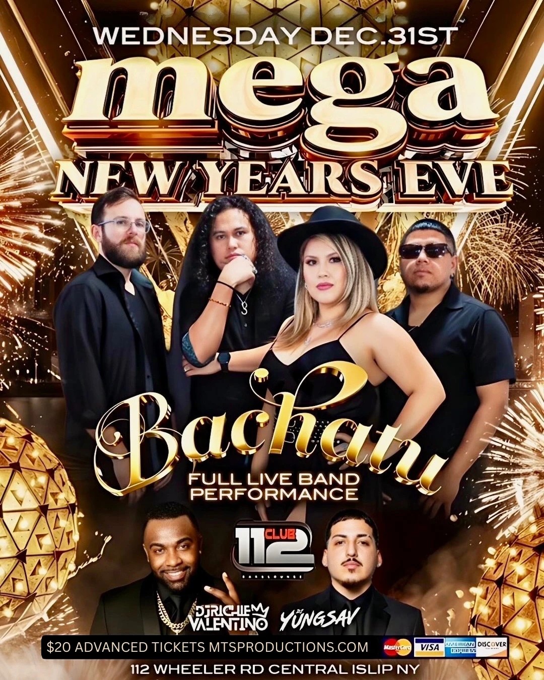 Buy tickets for Club 112 New Year’s Eve 2026 – Central Islip NY’s Hottest NYE Party Club 112 New Year’s Eve 2026 – Central Islip NY’s Hottest NYE Party