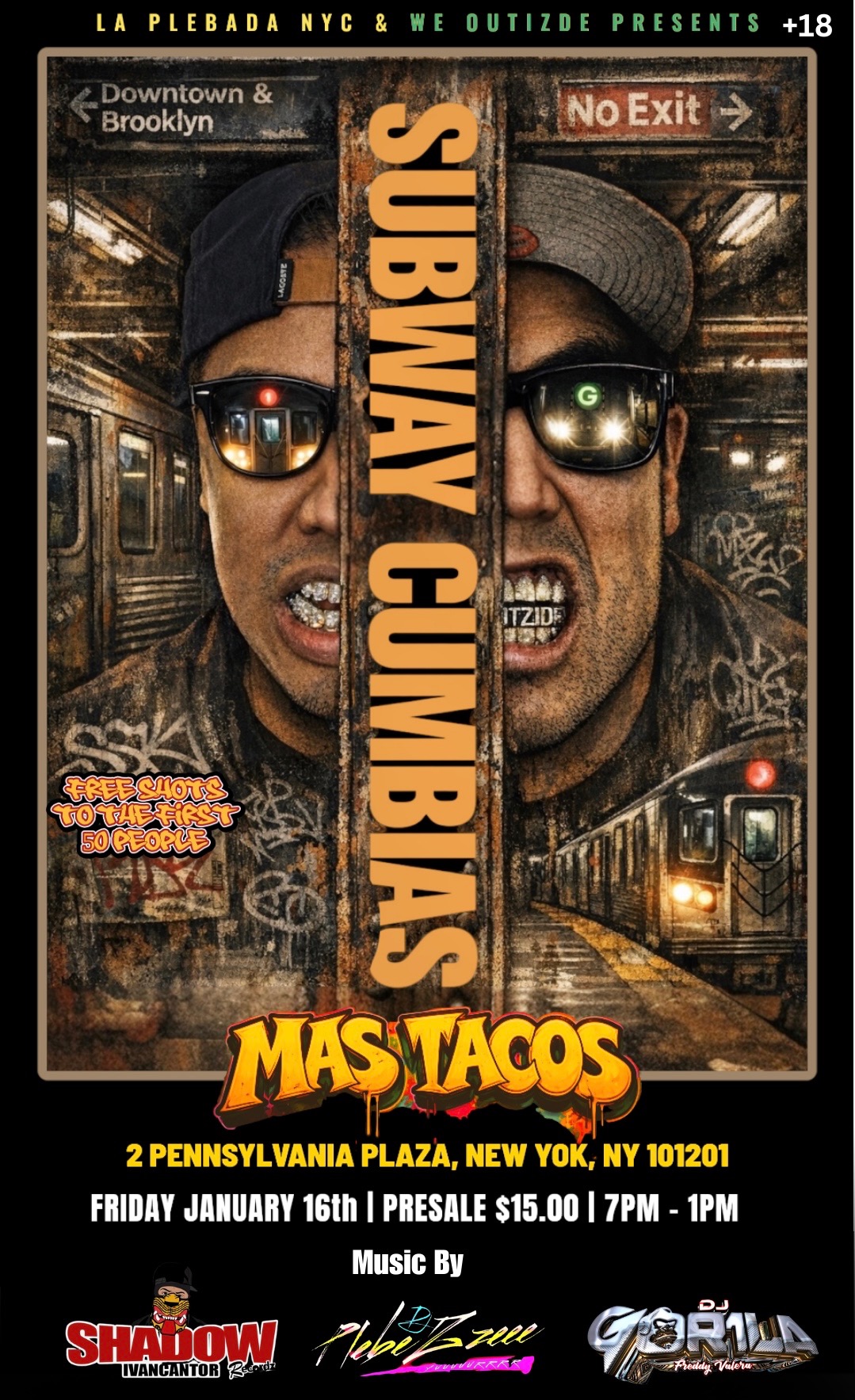 Buy tickets for SUBWAY CUMBIA SUBWAY CUMBIA