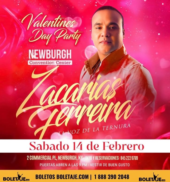 Buy tickets for ZACARIAS FERREIRA LA VOZ DE LA TERNURA EN VALENTINE'S DAY ZACARIAS FERREIRA LA VOZ DE LA TERNURA EN VALENTINE'S DAY