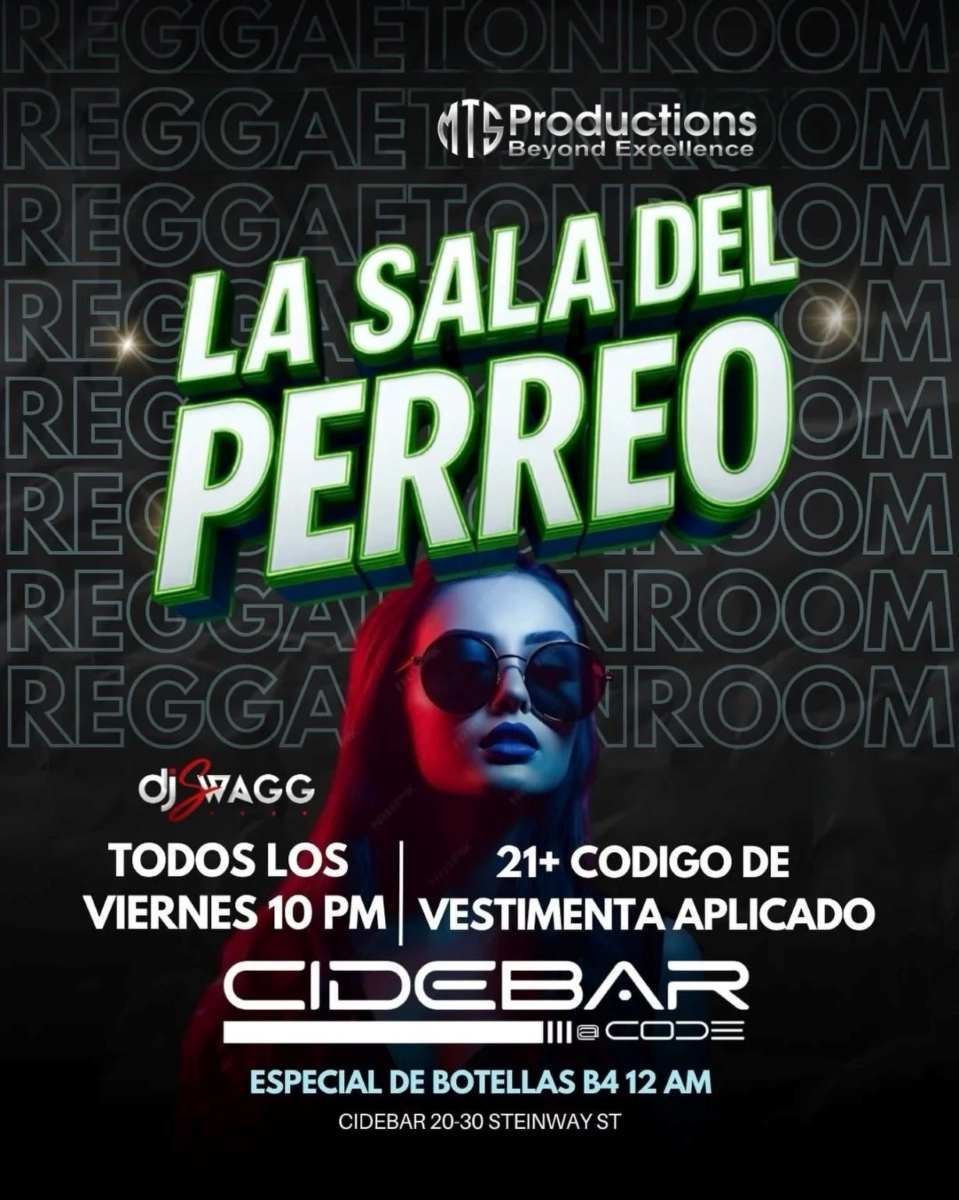 Buy tickets for La Sala Del Perreo at CideBar – Jan 9th | Astoria, NY La Sala Del Perreo at CideBar – Jan 9th | Astoria, NY