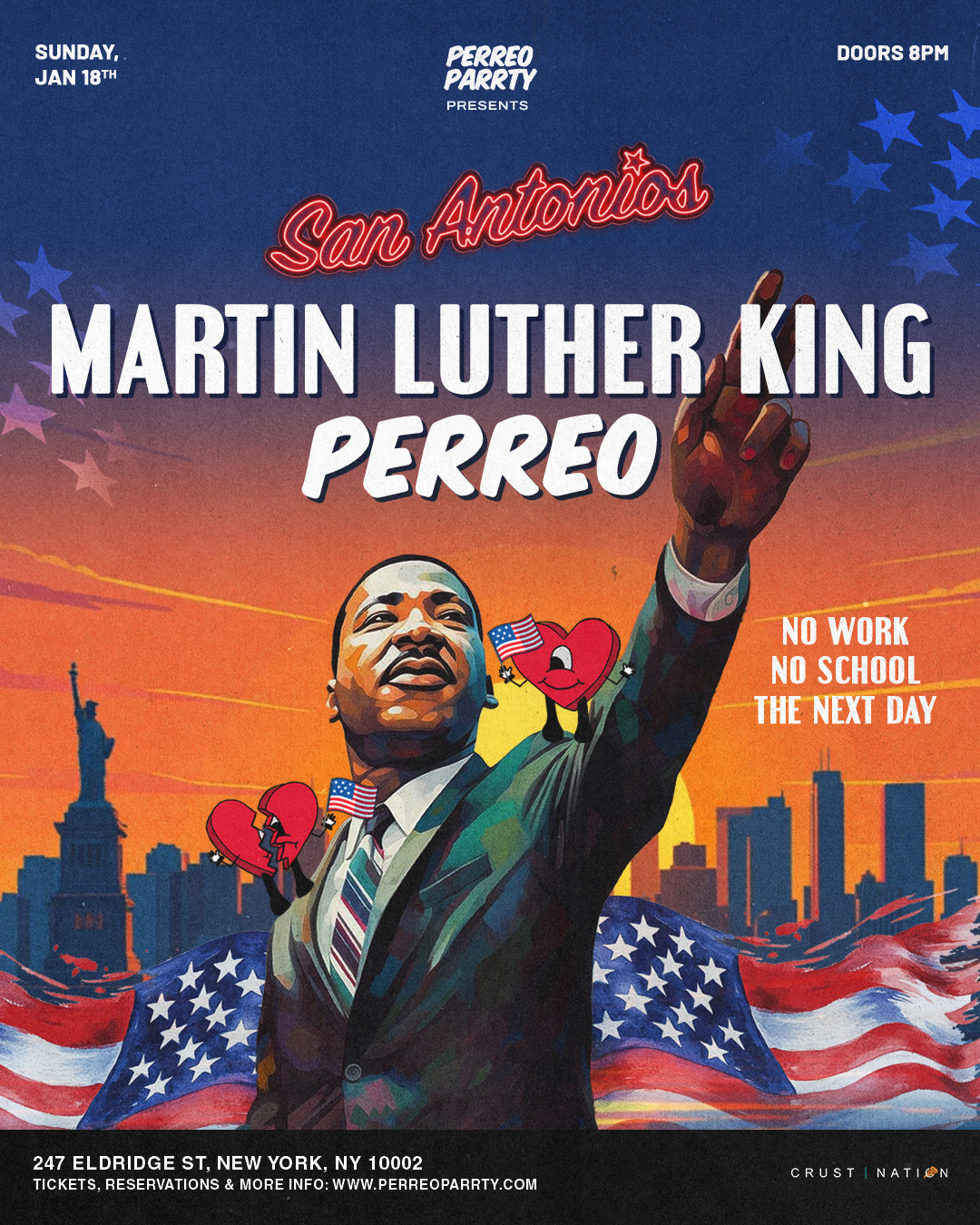 Buy tickets for Reggaeton on Houston 18+ - Martin Luther King Perreo Parrty NYC LES Reggaeton on Houston 18+ - Martin Luther King Perreo Parrty NYC LES